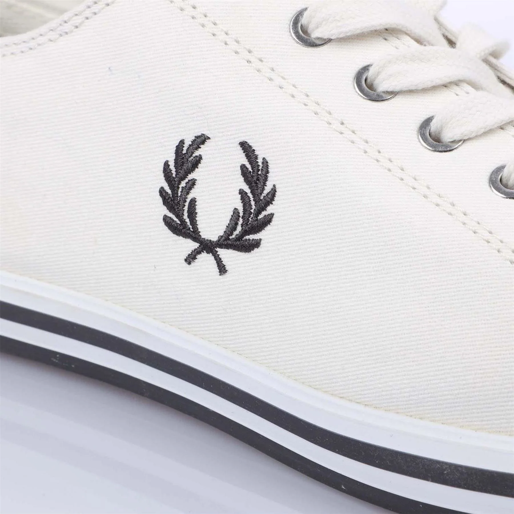 Fred Perry Twill Trainers - Image 5