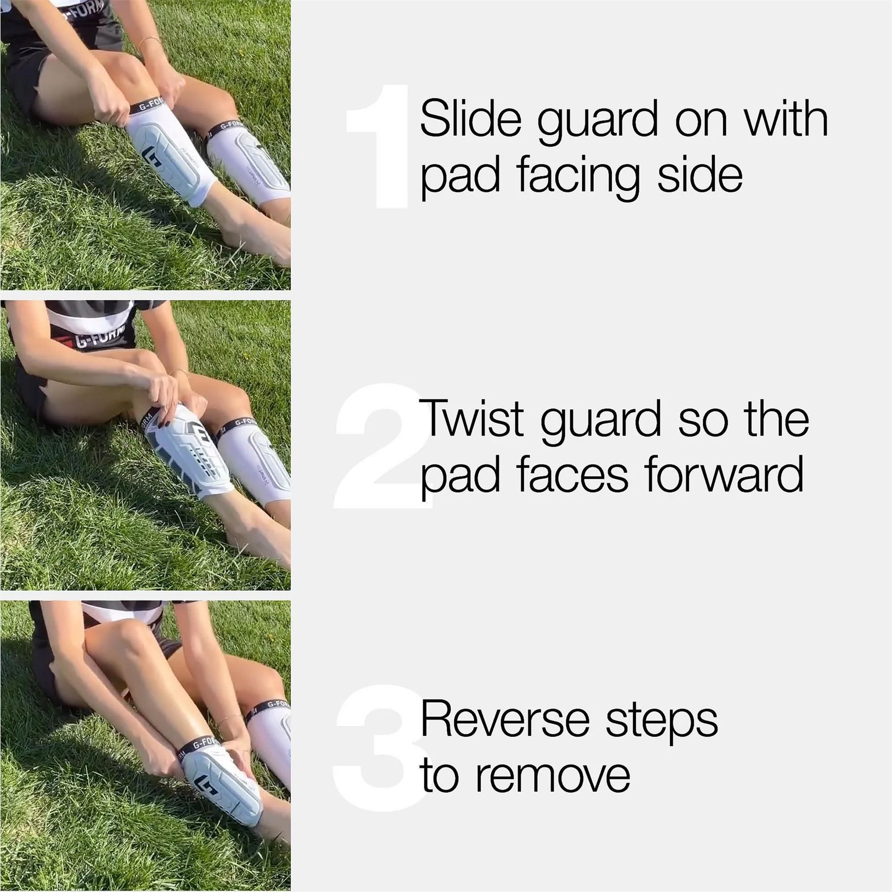 G Form Moisture Wicking Ce Certified Shin Pads - Image 3