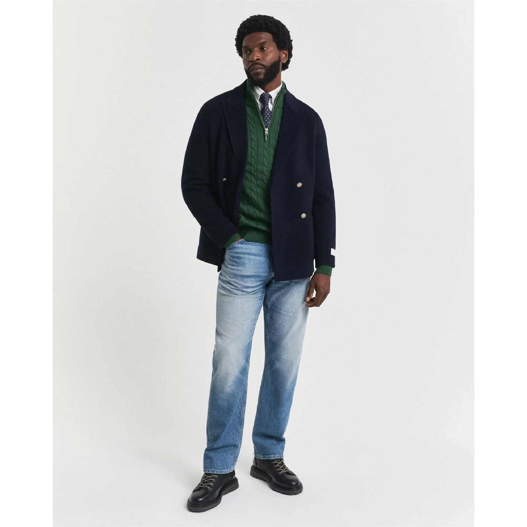 Gant Cable Half Zip Fleece - Image 3