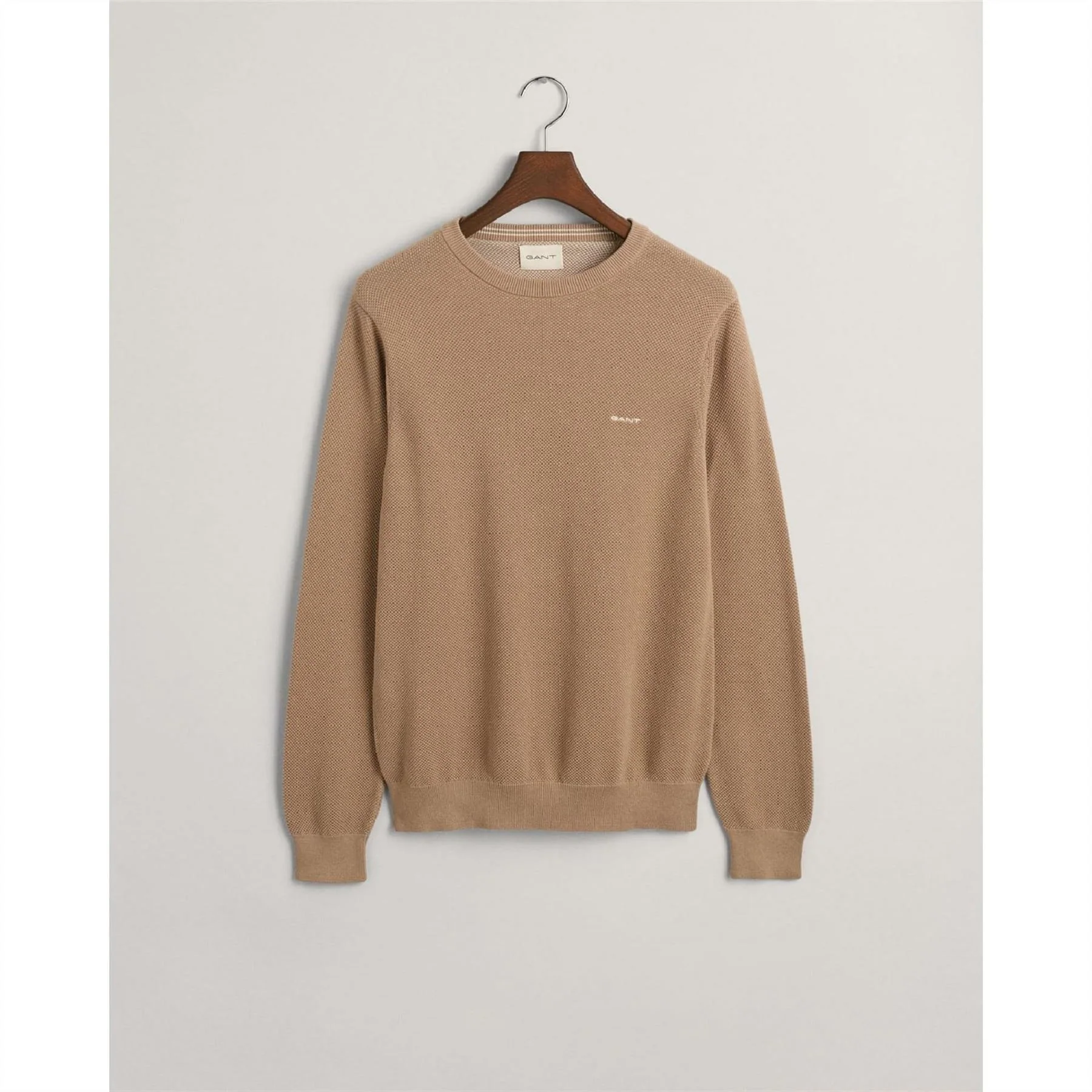 Gant Cotton Piqué Crewneck Sweater - Image 5