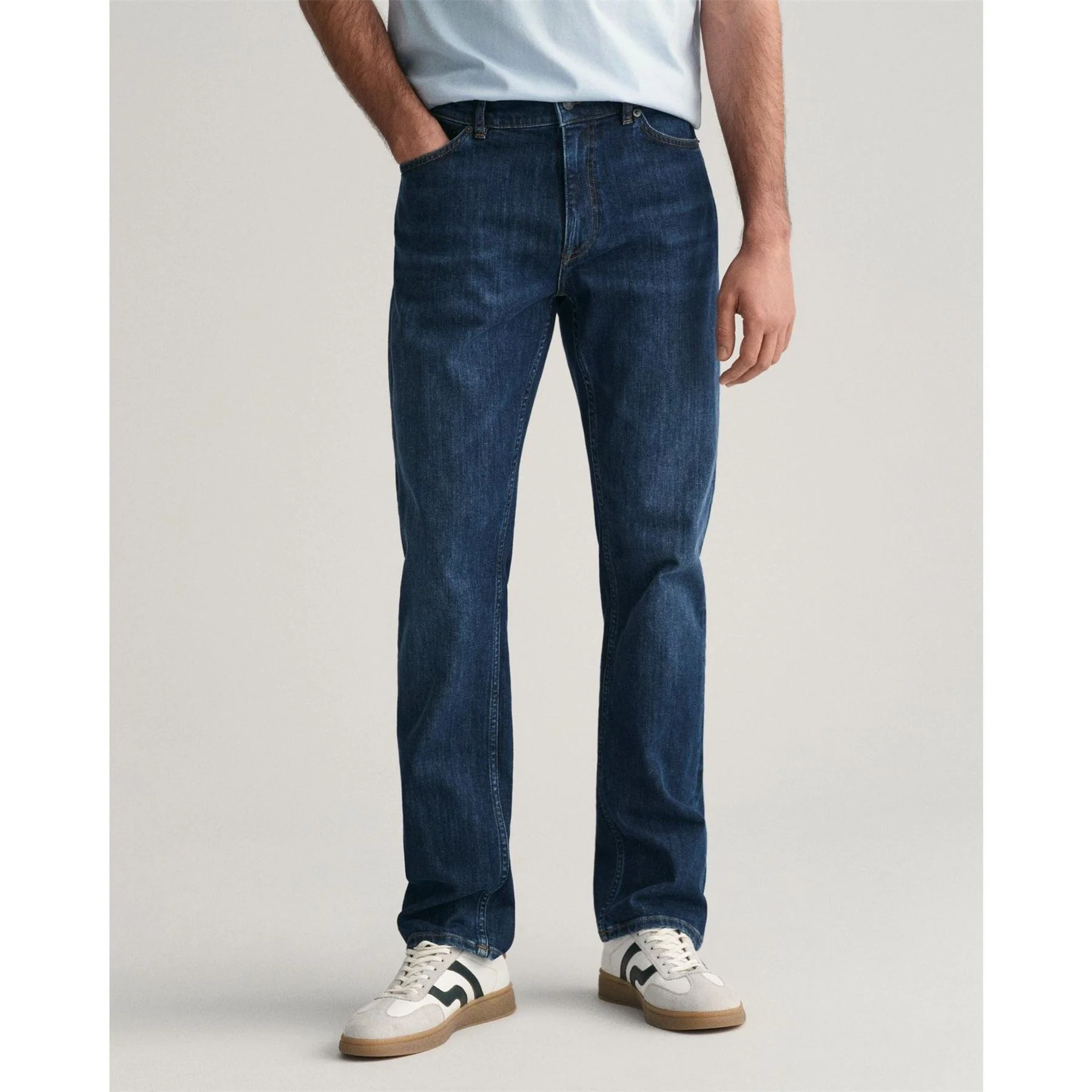 Gant Regular Dark Blue Straight Leg Jeans - Image 2