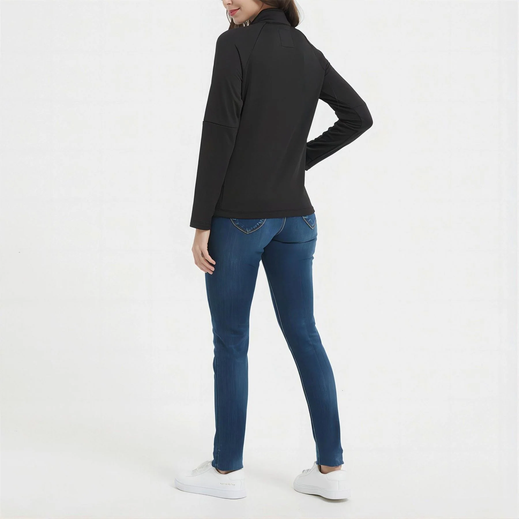 Gelert Fleece Mock Neck Sweatshirt - Image 2