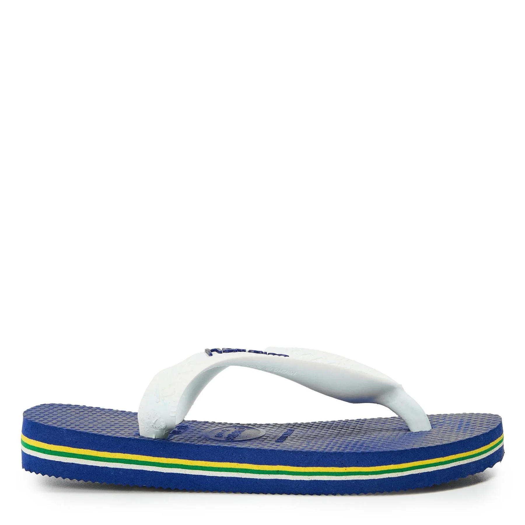 Havaianas Brasil Logo Marine Blue 25 26 Flip Flops Unisex Kids