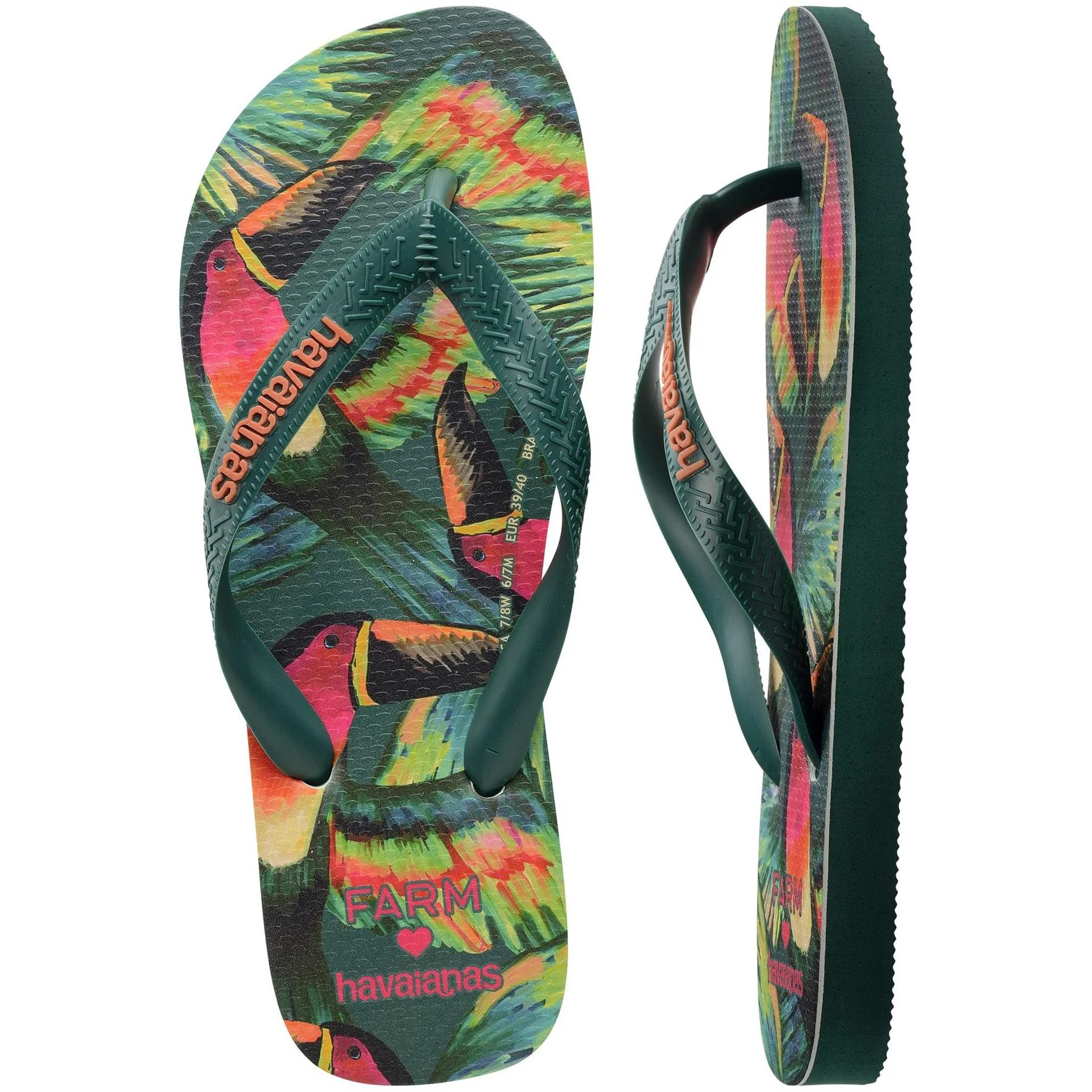 Havaianas Graphic Print Thong Toe Flip Flops - Image 3