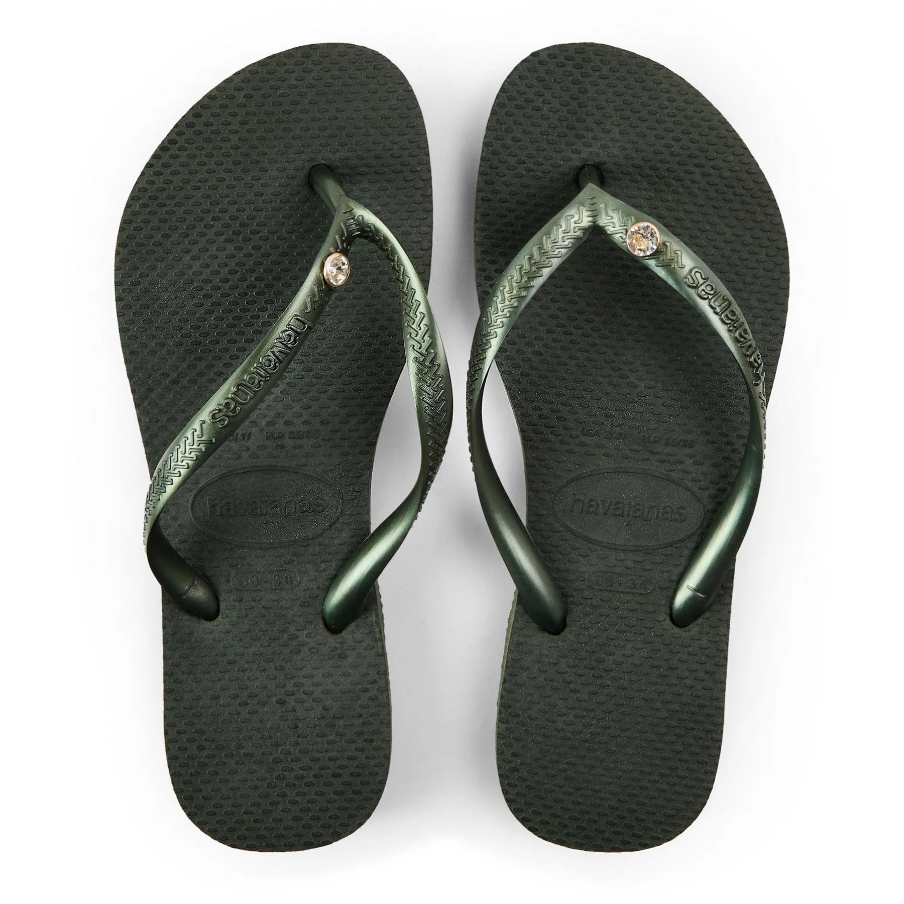 Havaianas Kids Slim Crystal Flip Flops - Image 4