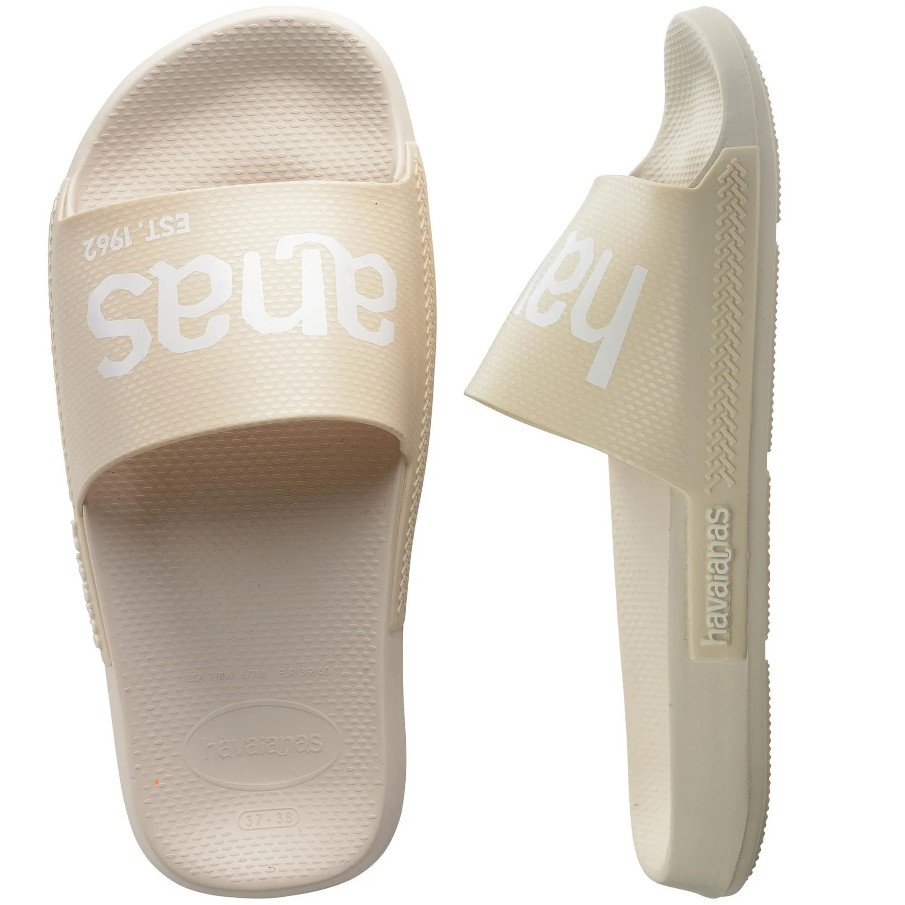 Havaianas Mens Hav. Slide Classic Logomania Black Flip Flops - Image 3