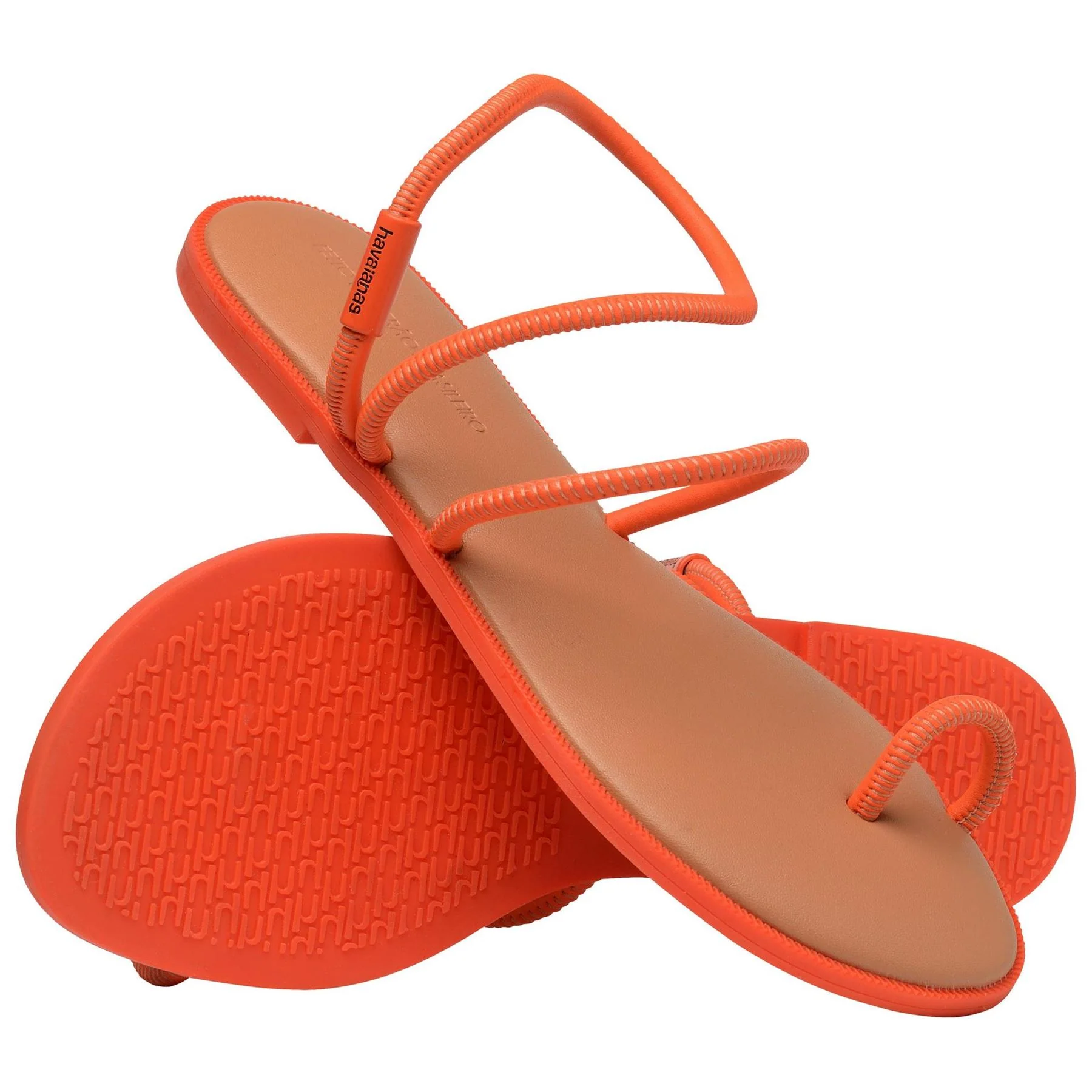 Havaianas Solid Patterned Toe Post Flat Sandals - Image 3