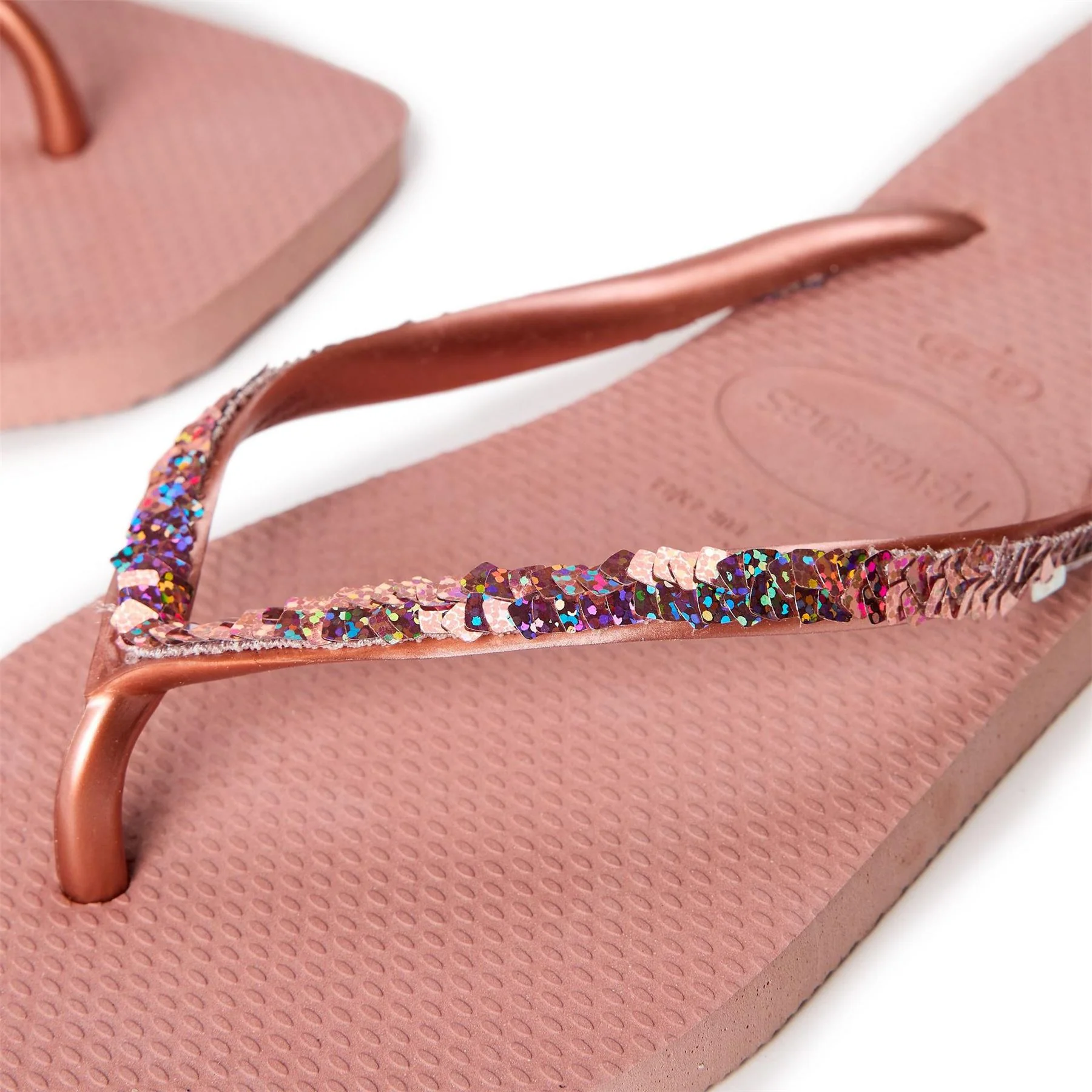 Havaianas Womens Hav. Square Magic Sequin Crocus Ros Flip Flops - Image 3
