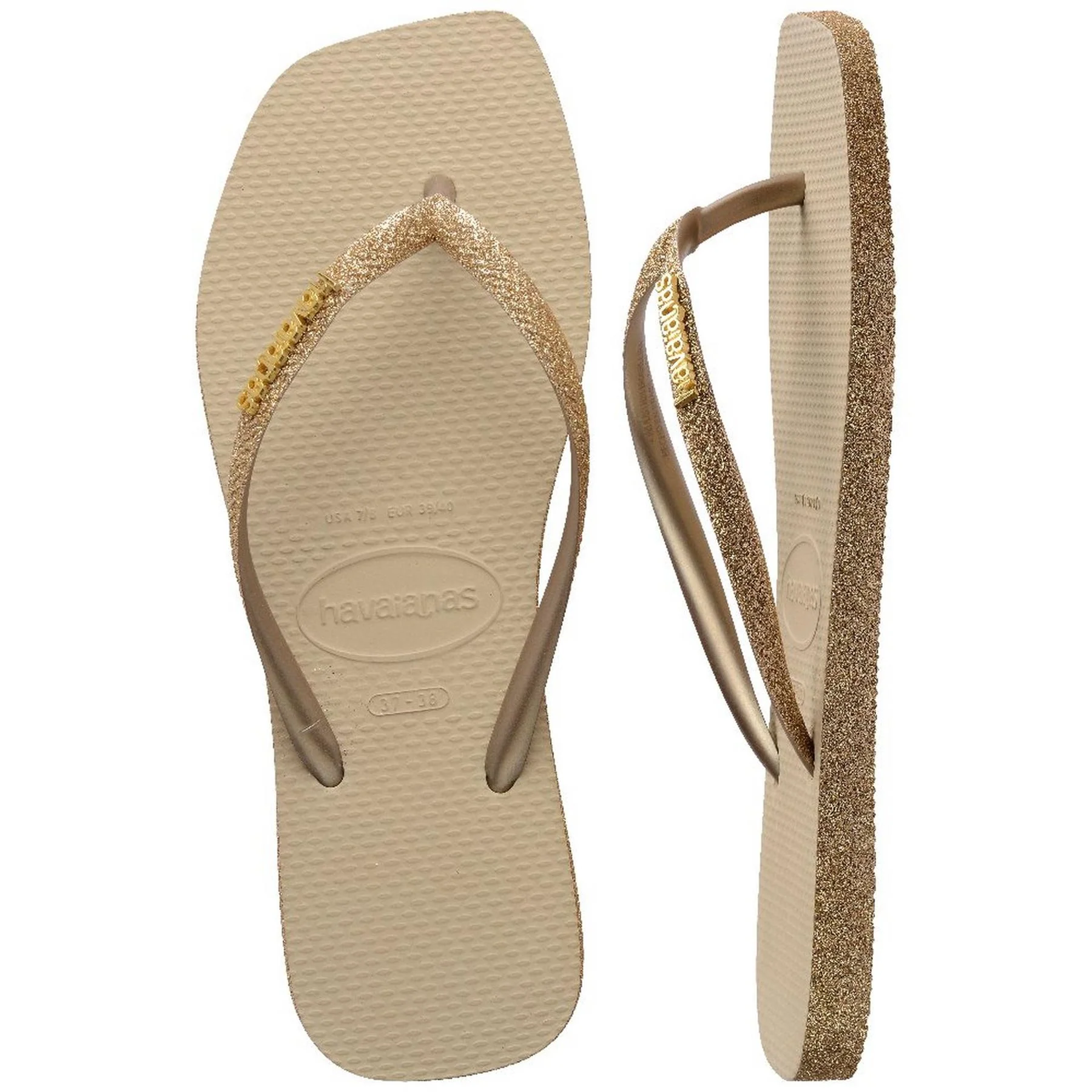 Havaianas Square Sparkle Flip Flops - Image 10