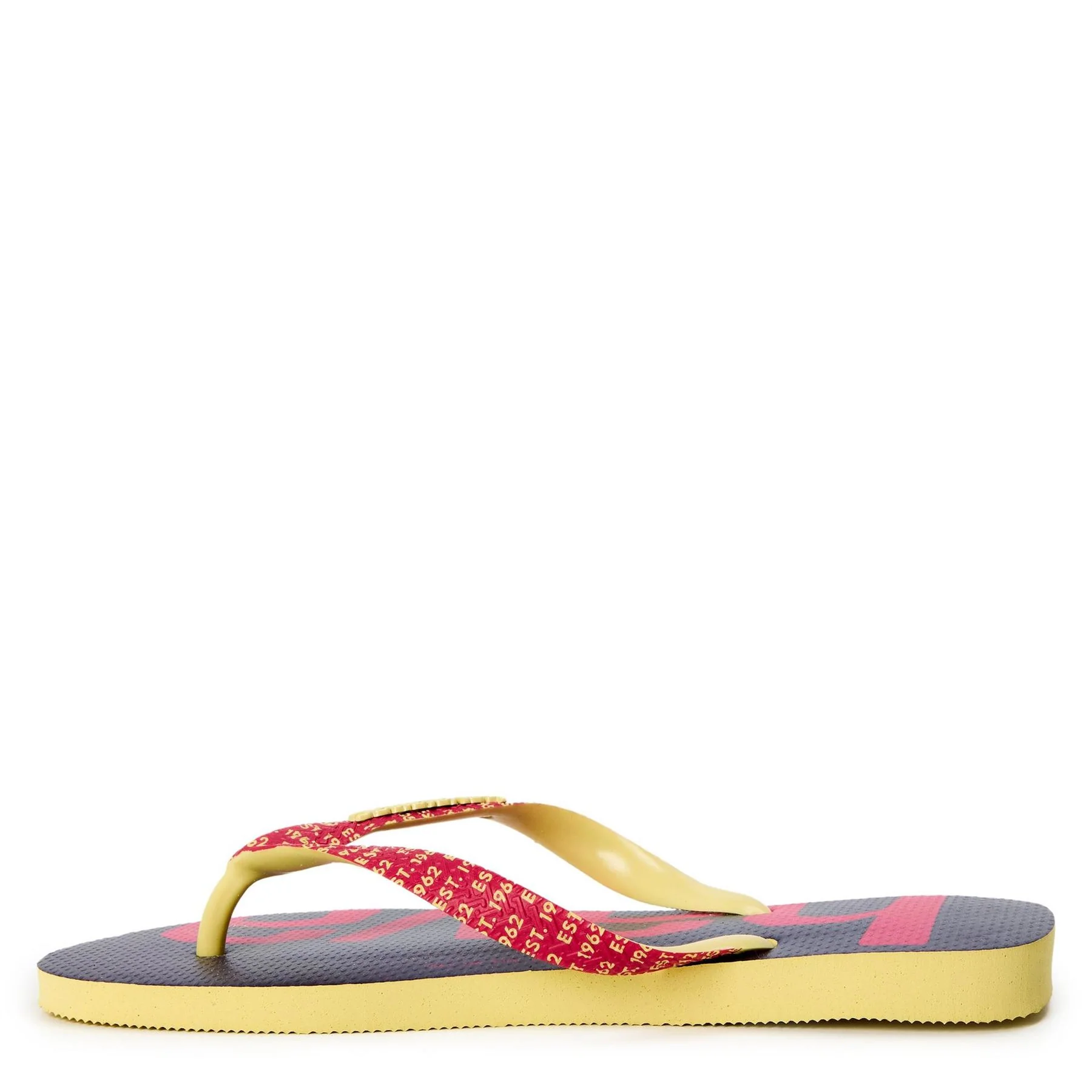 Havaianas Womens Hav. Top Logomania Mid Tech Lemon Y Flip Flops - Image 2