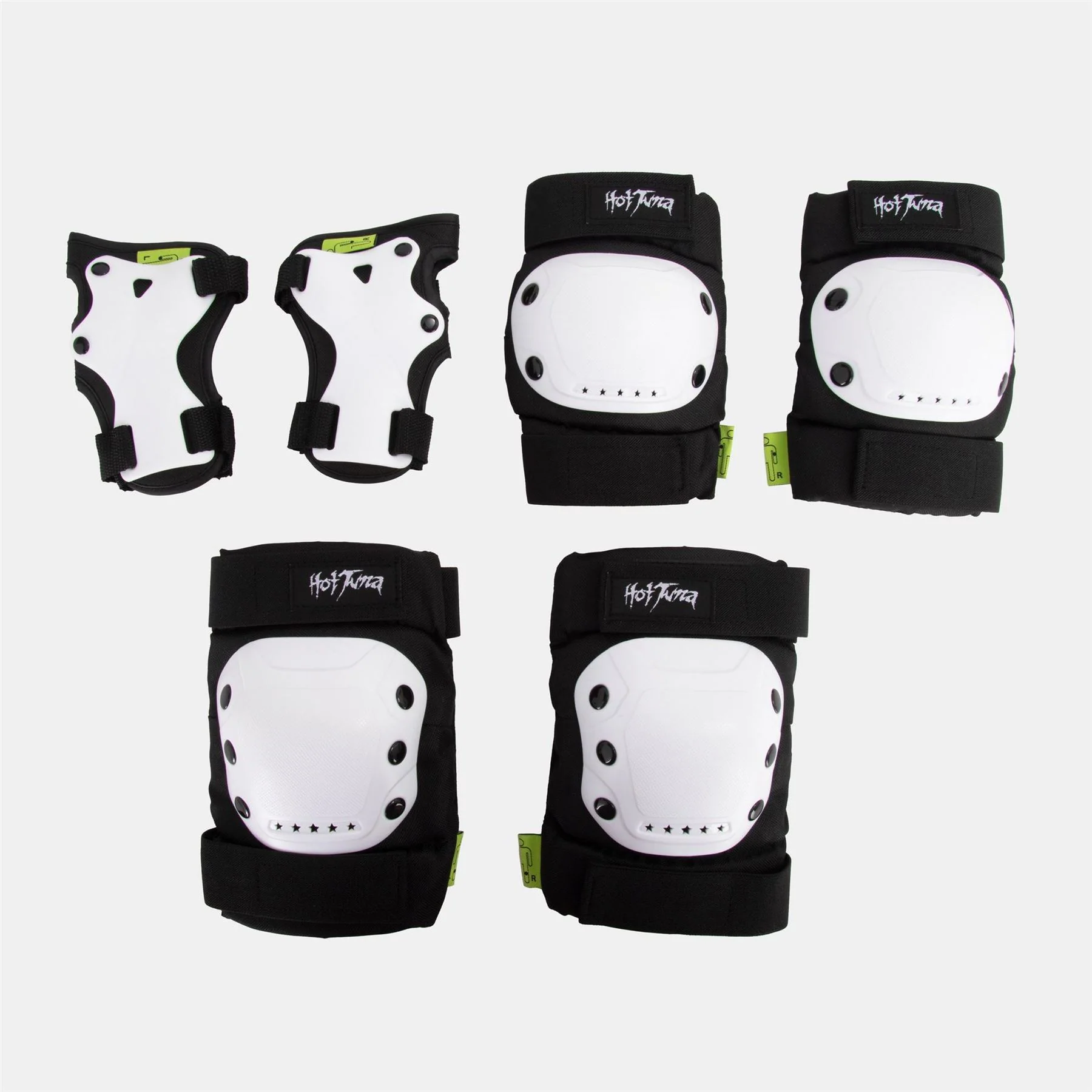 Hot Tuna Skate Protector 3pc Set   Knee Pads Elbow Pad And Wrist Guards
