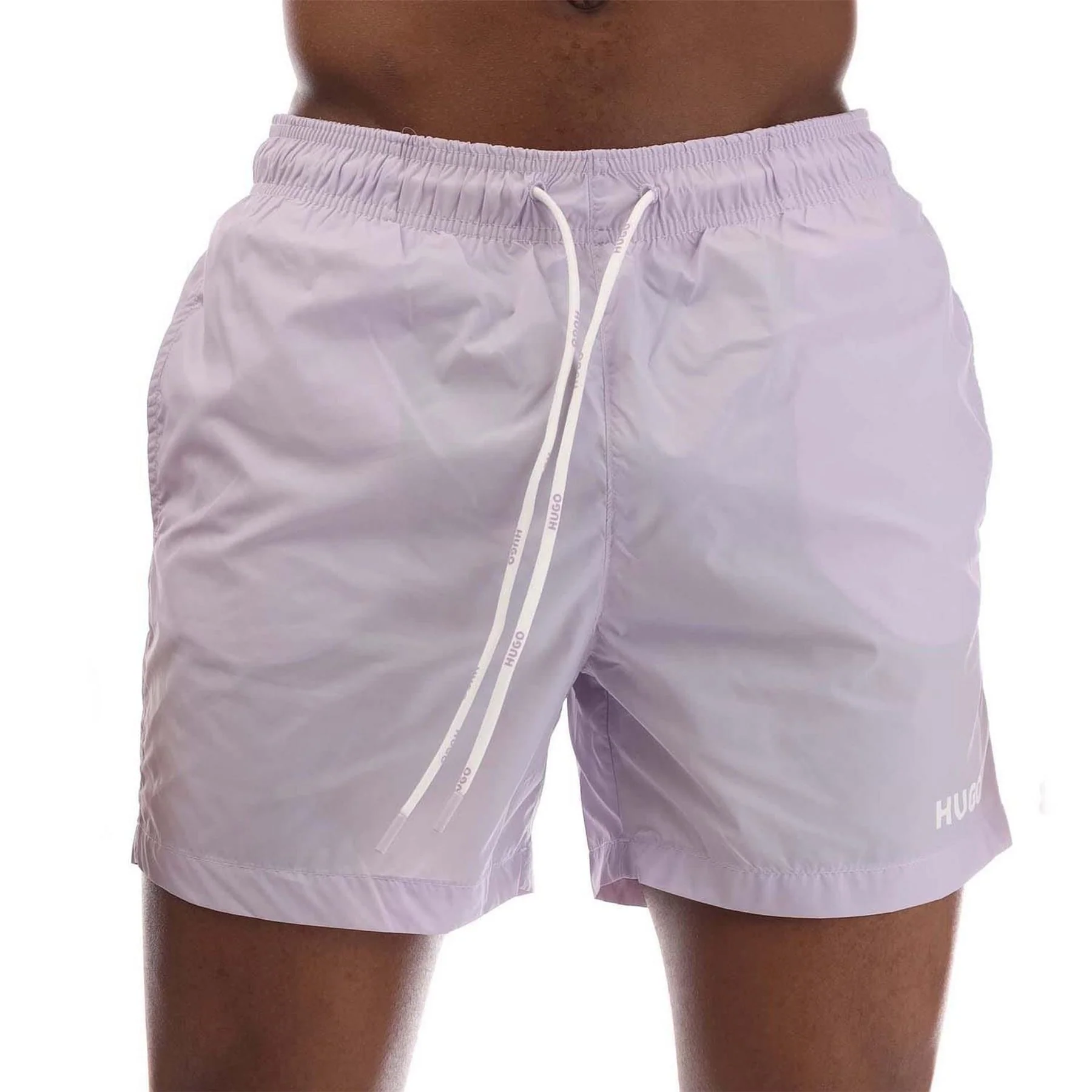 Hugo Contrast Logo Swim Shorts