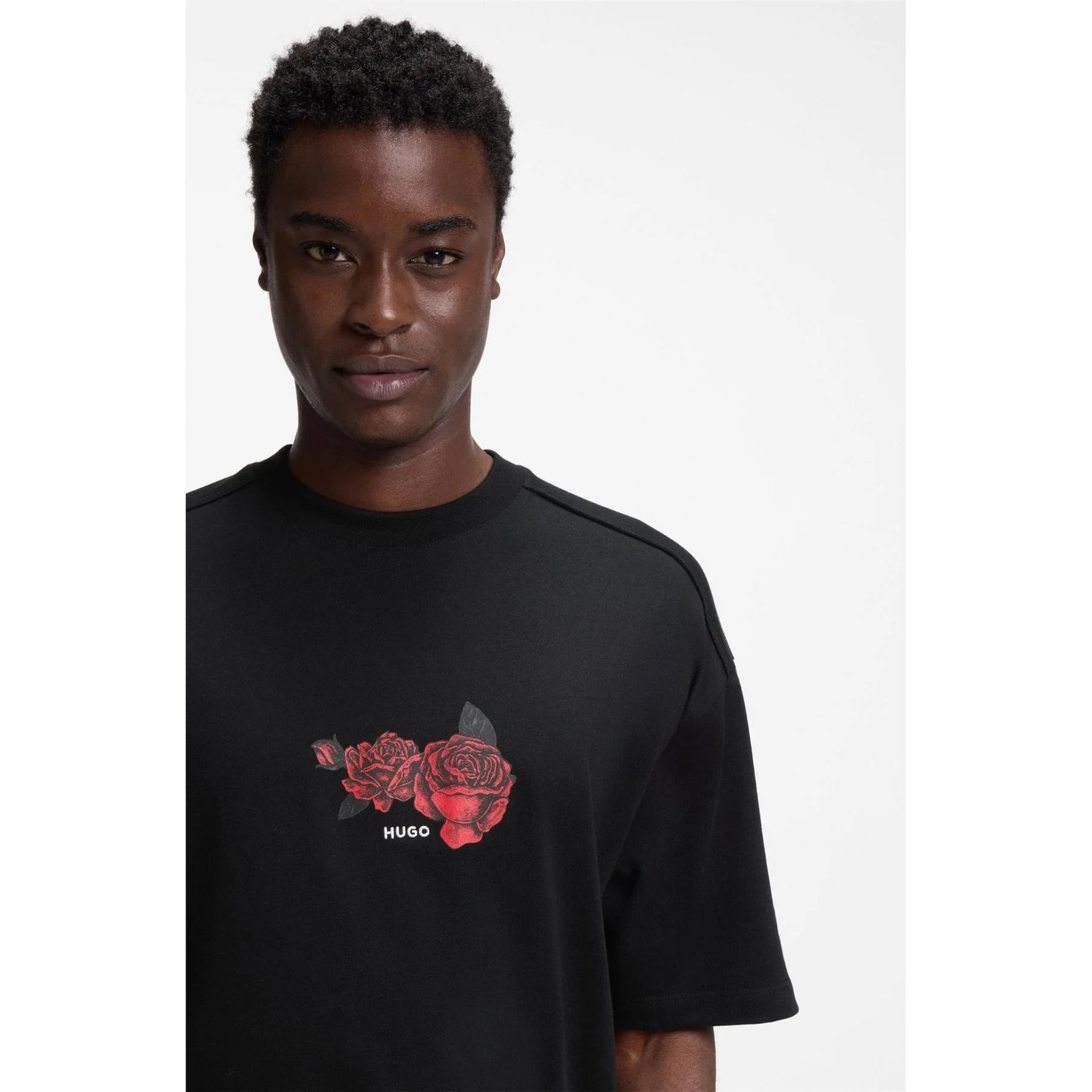 Hugo Domans Short Sleeve T-Shirt With Artwork Detail - Image 4