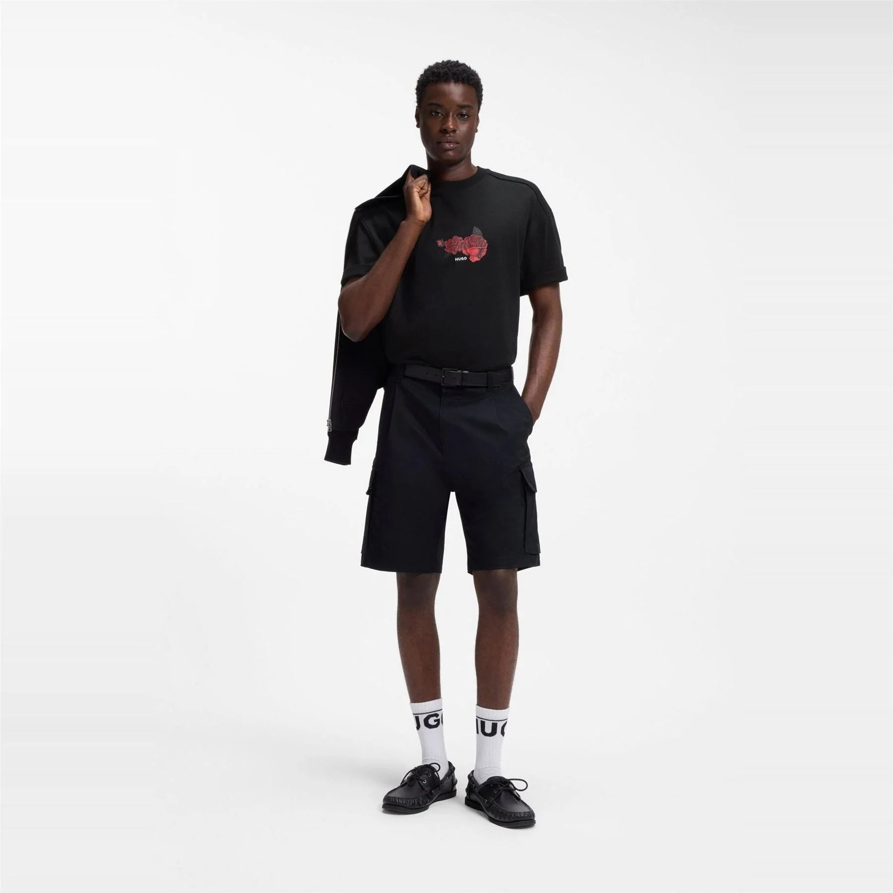 Hugo Domans Short Sleeve T-Shirt With Artwork Detail - Image 5