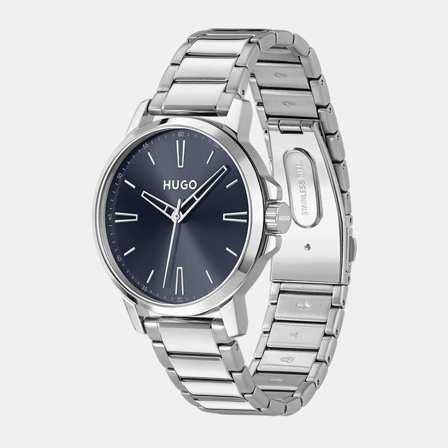 Hugo HUGO #SMOOTH Stainless Steel Bracelet Watch with Green Dial - Image 7