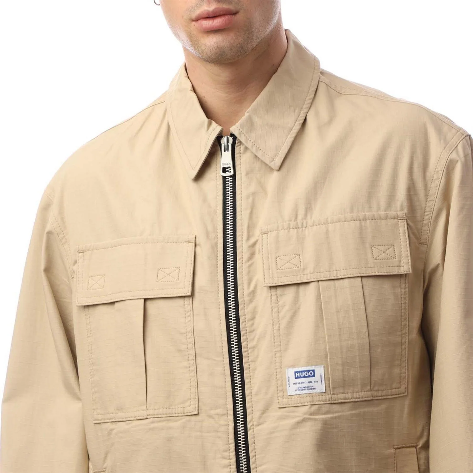 Hugo Logo Label Jacket - Image 3