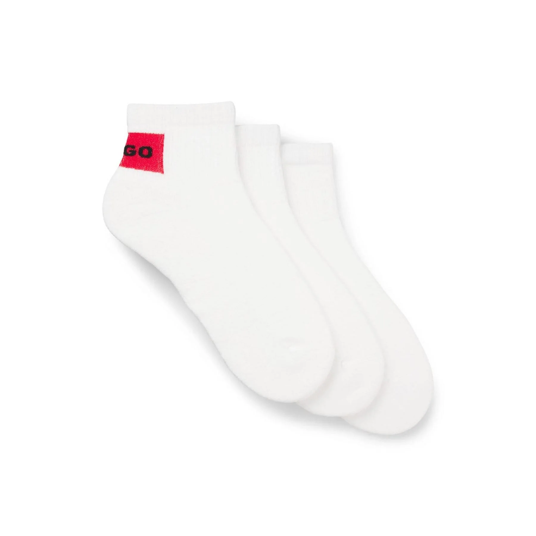 Hugo Pack Of Logo Ankle Socks - Image 2