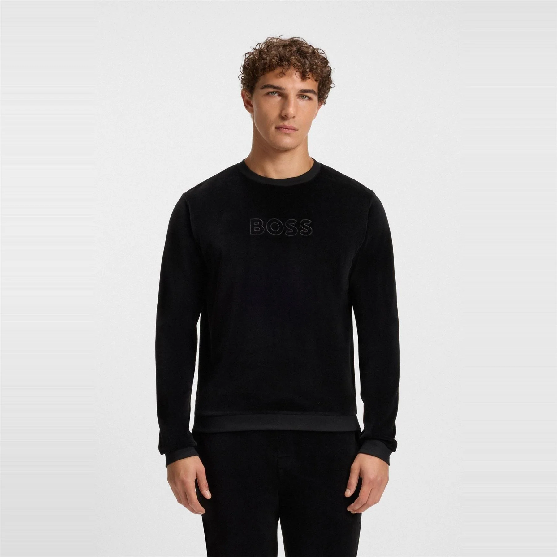 Boss Velour Sweatshirt 10275198 01 - Image 2