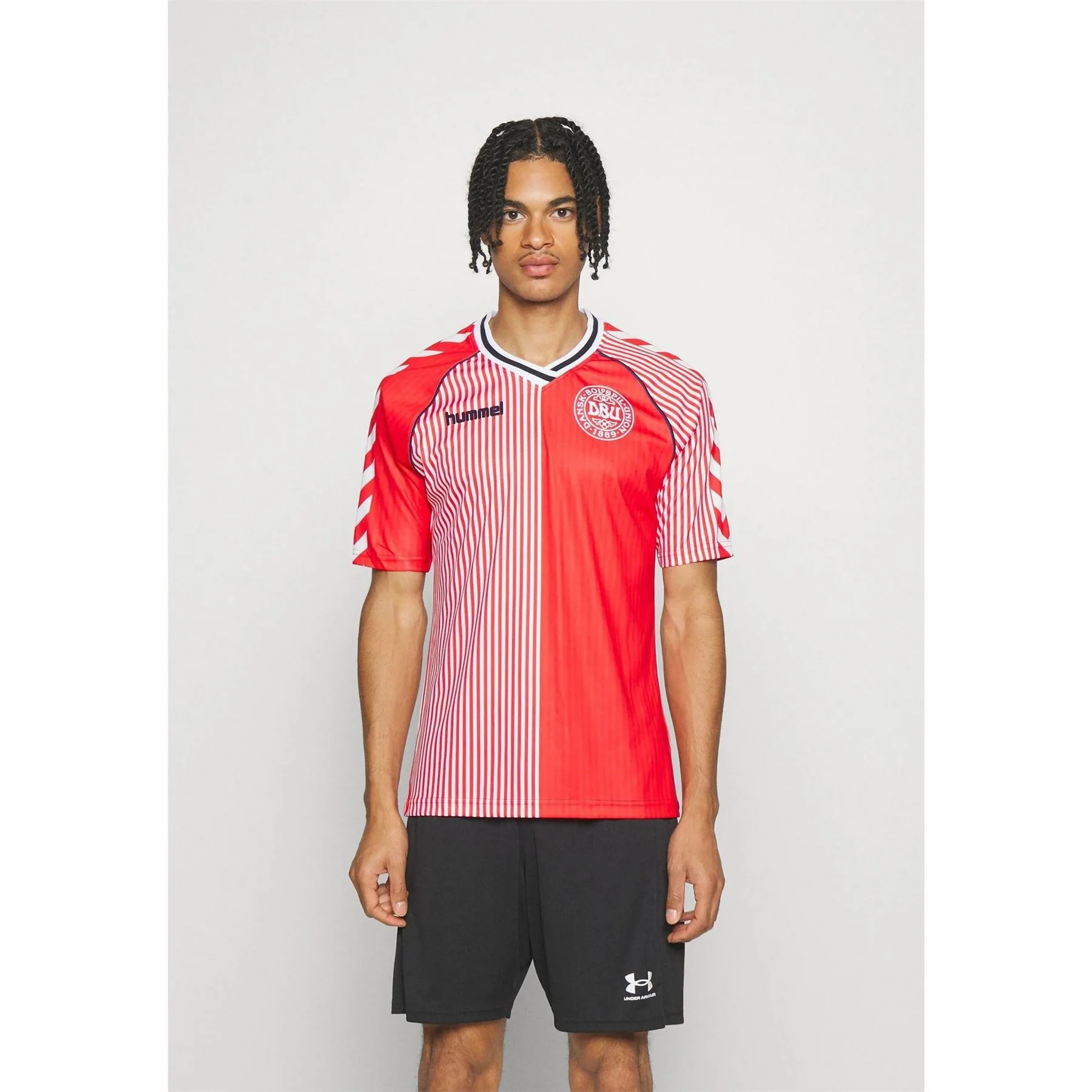 Hummel Denmark RetrOvershirtt 1986 Adults - Image 4