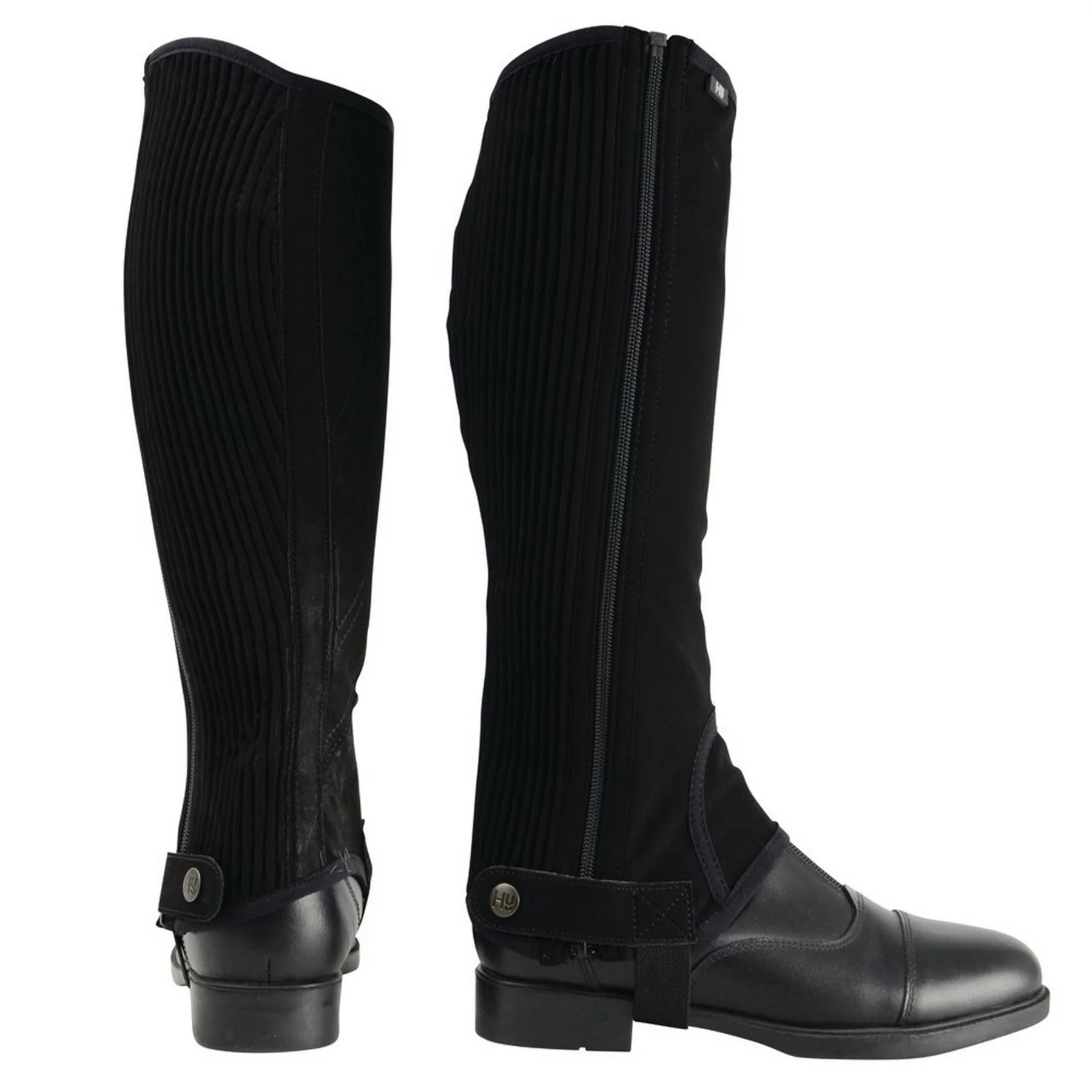 HY Equestrian Adults Synthetic Chaps - Image 4