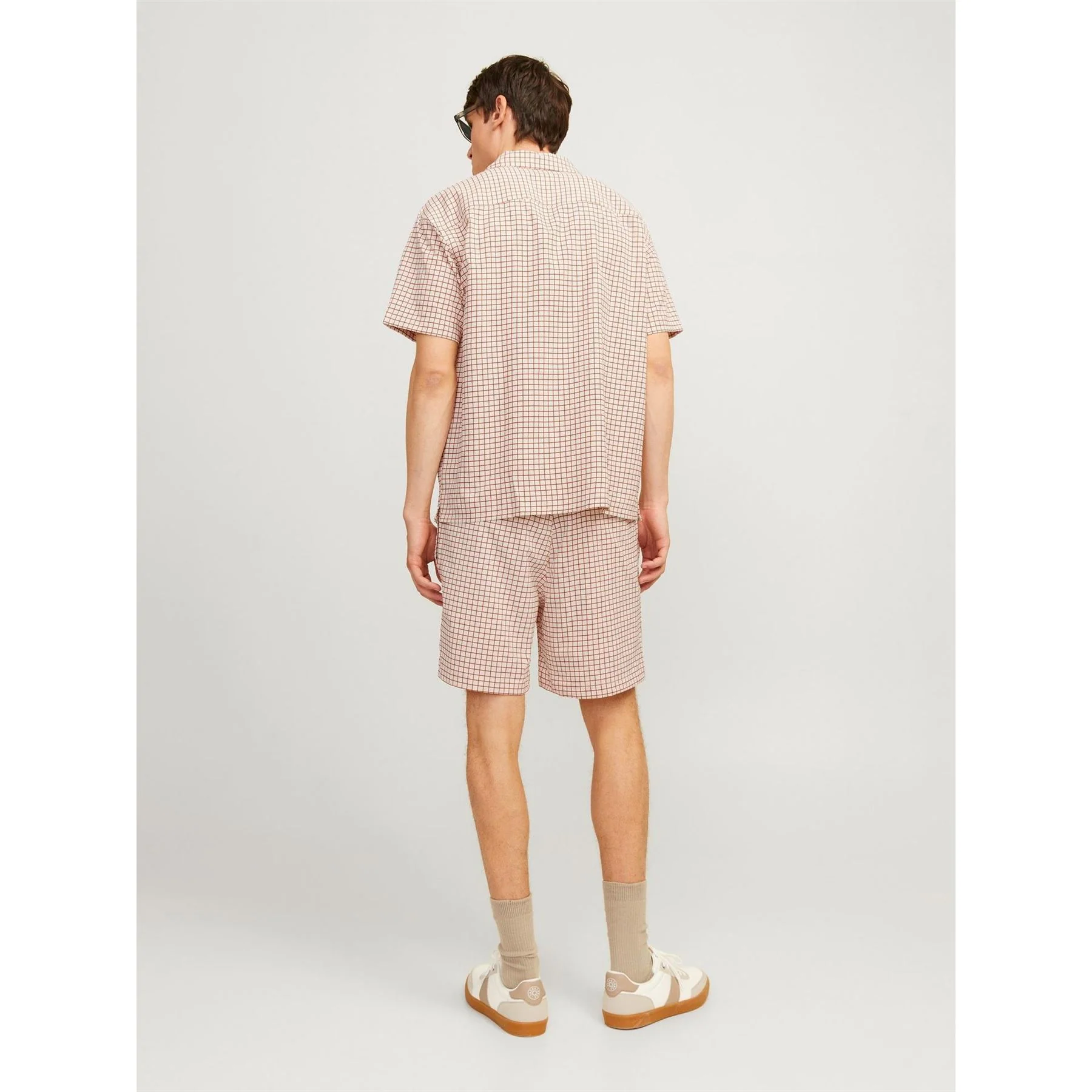 Jack and Jones Textured Sweat Shorts with Elasticated Waistband - Image 11