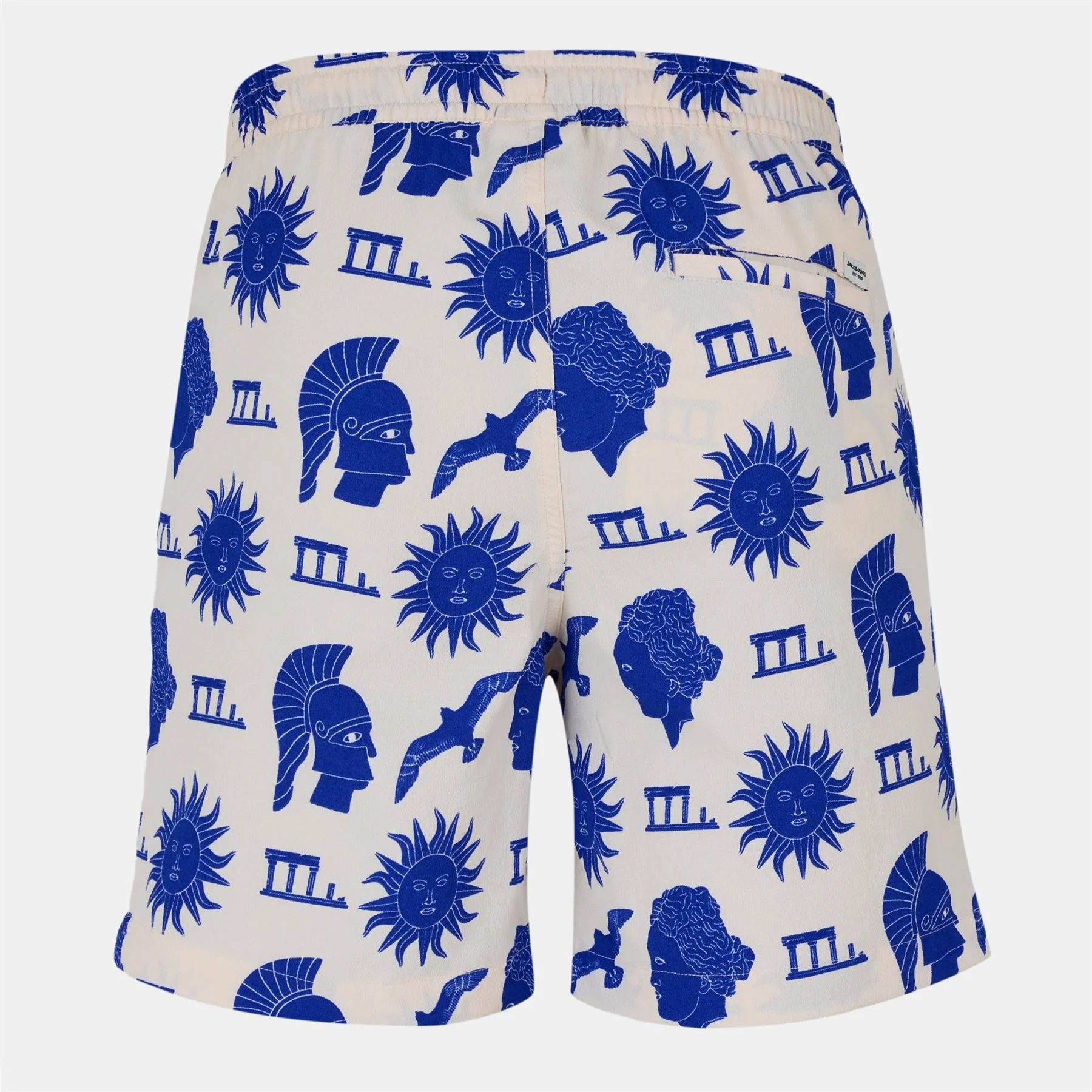 Jack and Jones Textured Sweat Shorts with Elasticated Waistband - Image 16