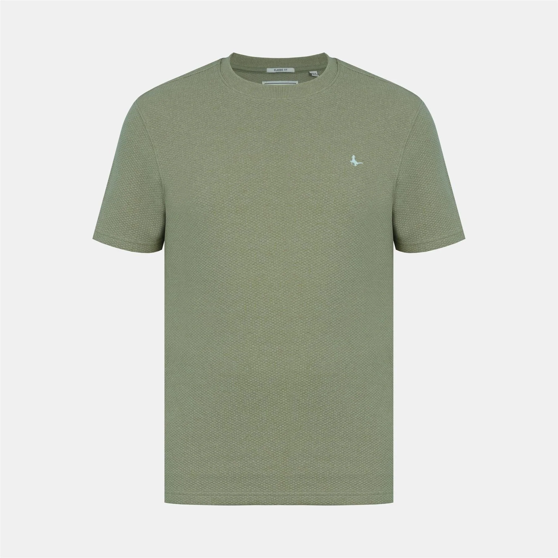 Jack Wills Jw Bubble Texture Cotton Short Sleeve Crew Neck Oversized T-Shirt - Image 6