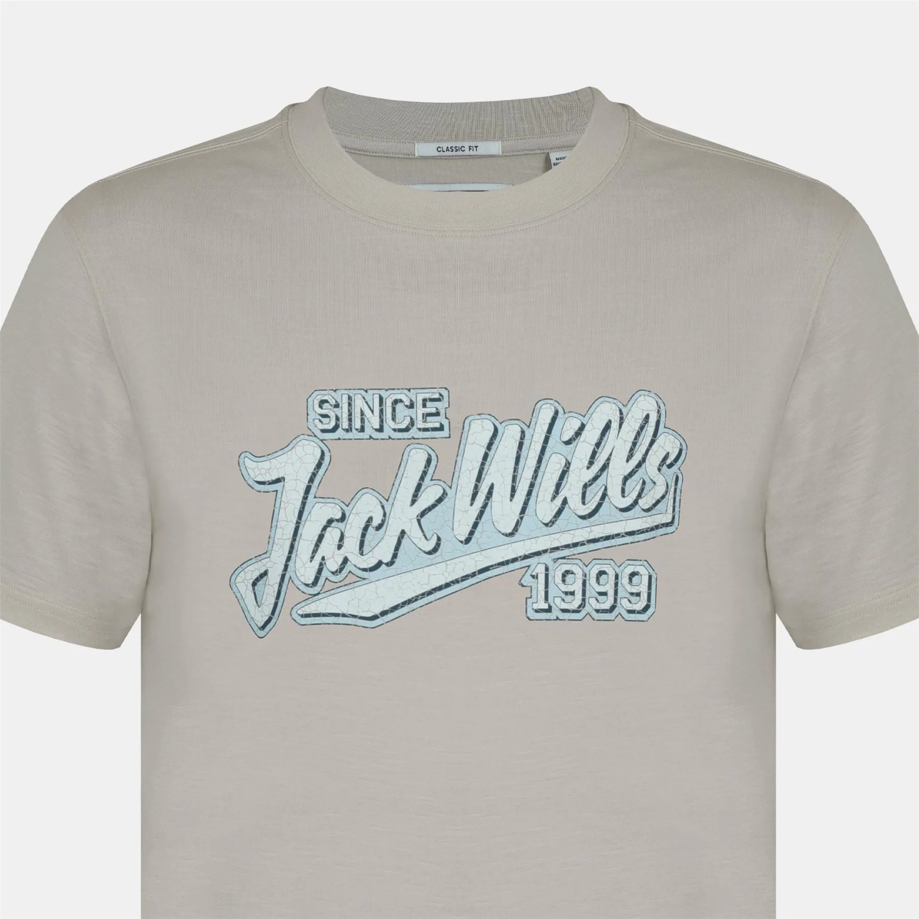 Jack Wills Retro Graphic Cotton Short Sleeve Crew Neck T-Shirt - Image 9