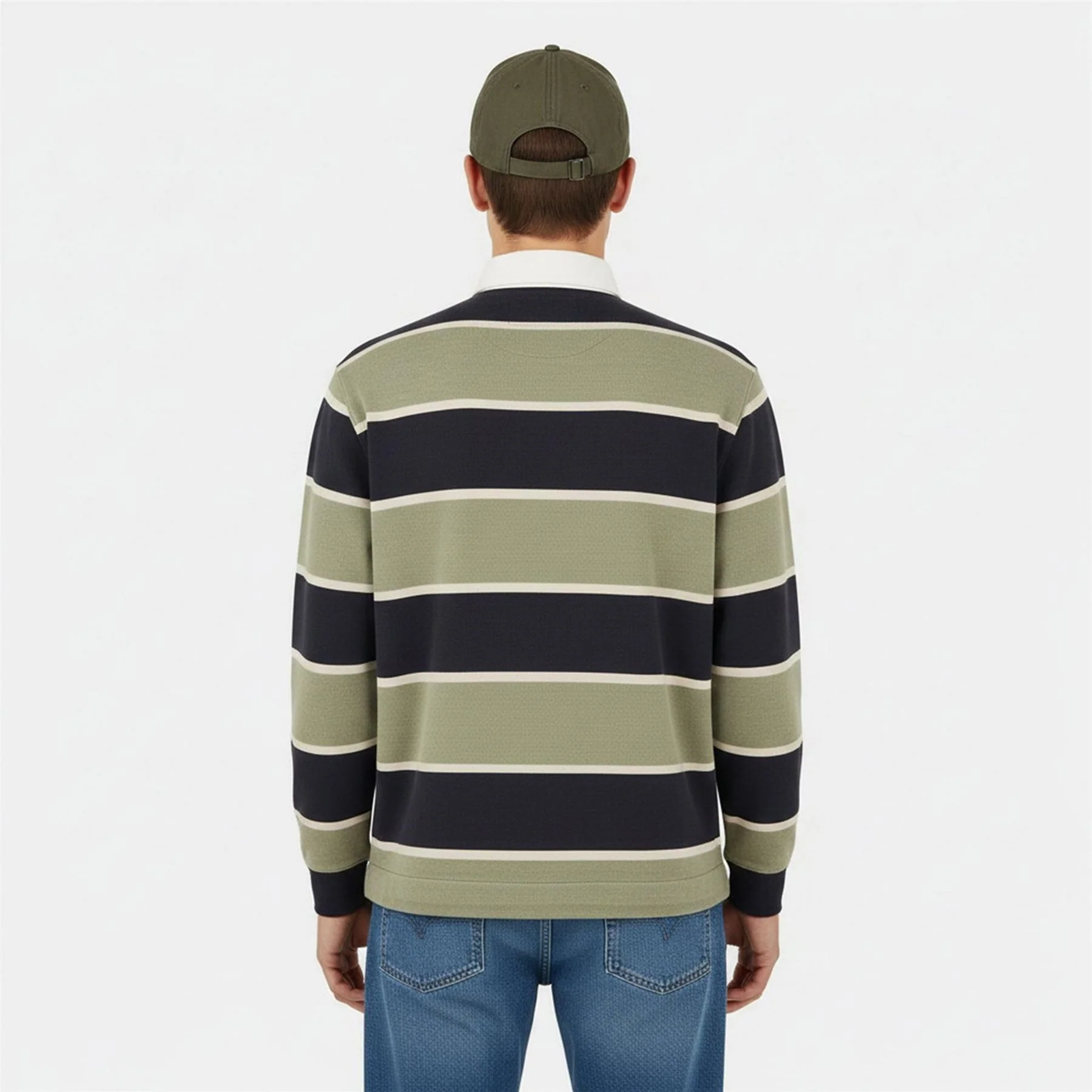 Jack Wills Stripe Crew Sweatshirt - Image 4