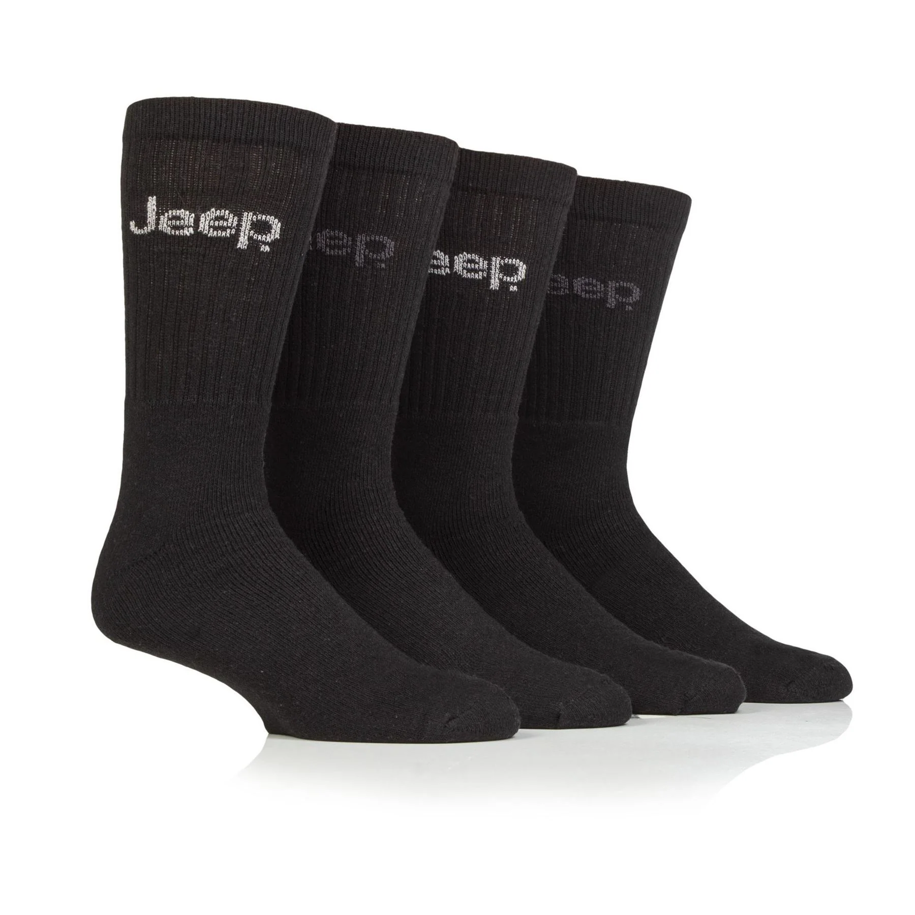 Jeep Plain Lettering Boot Socks