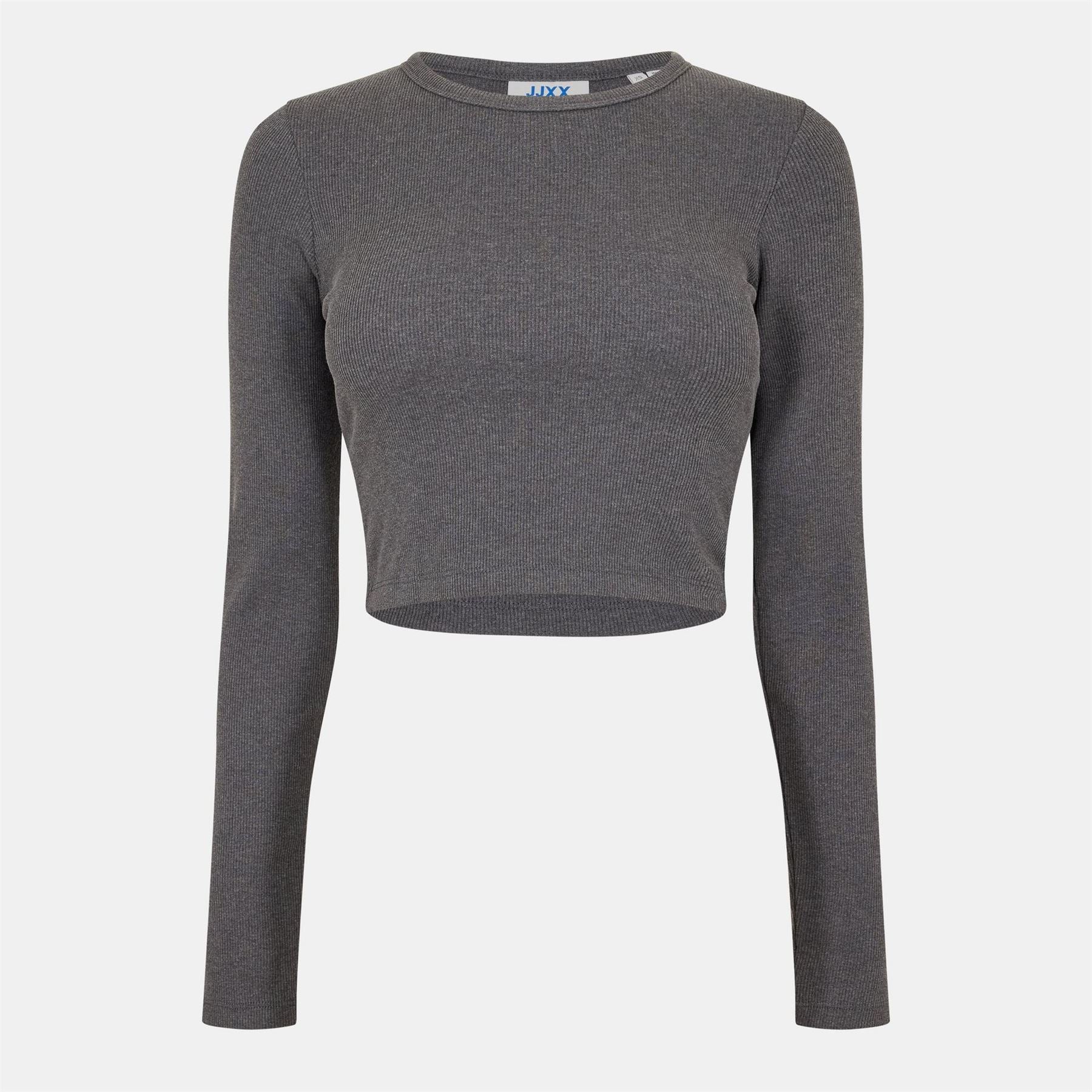JJXX Feline Slim Fit Cropped Long Sleeve T-Shirt - Image 27