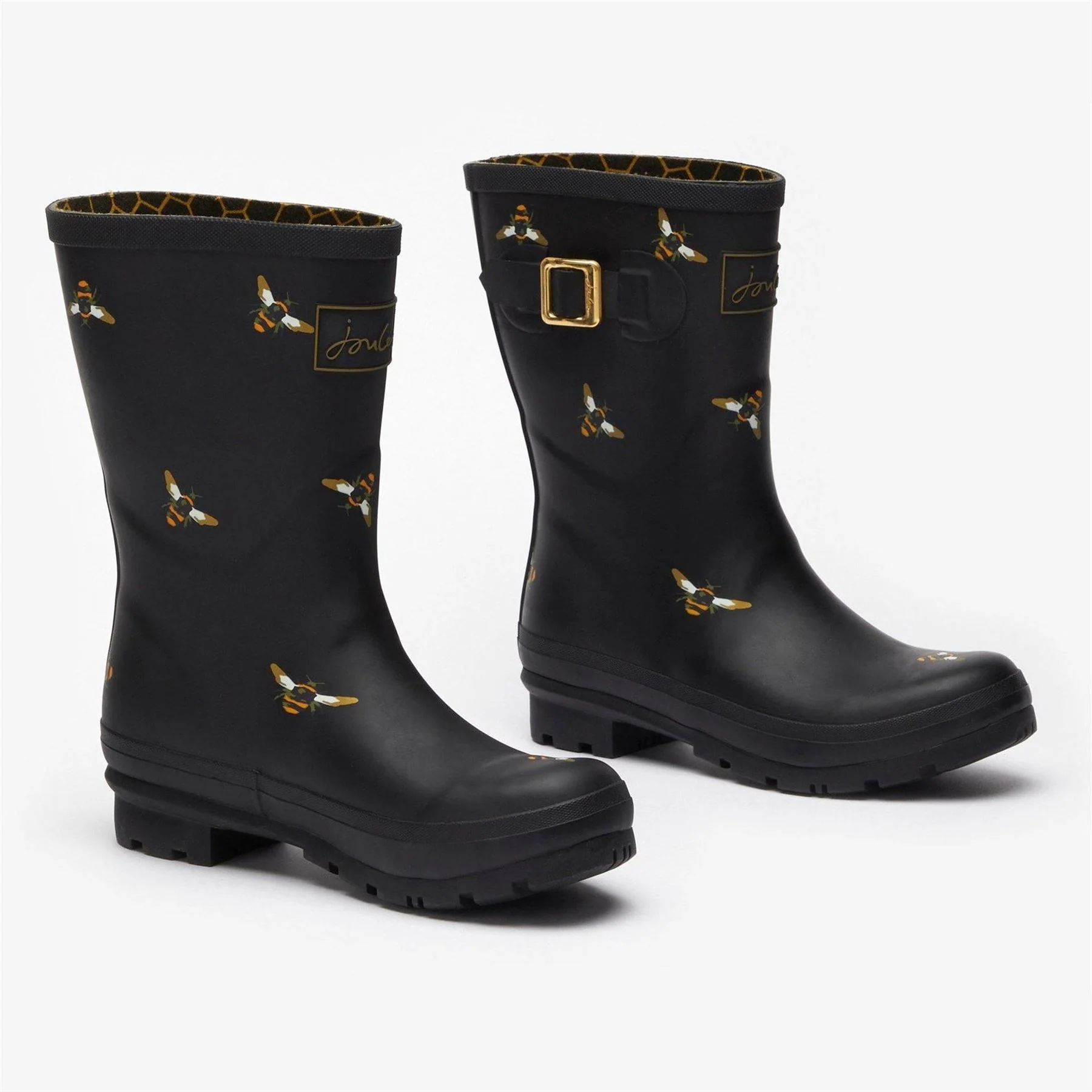 Joules Height Bee Print Wellies - Image 3