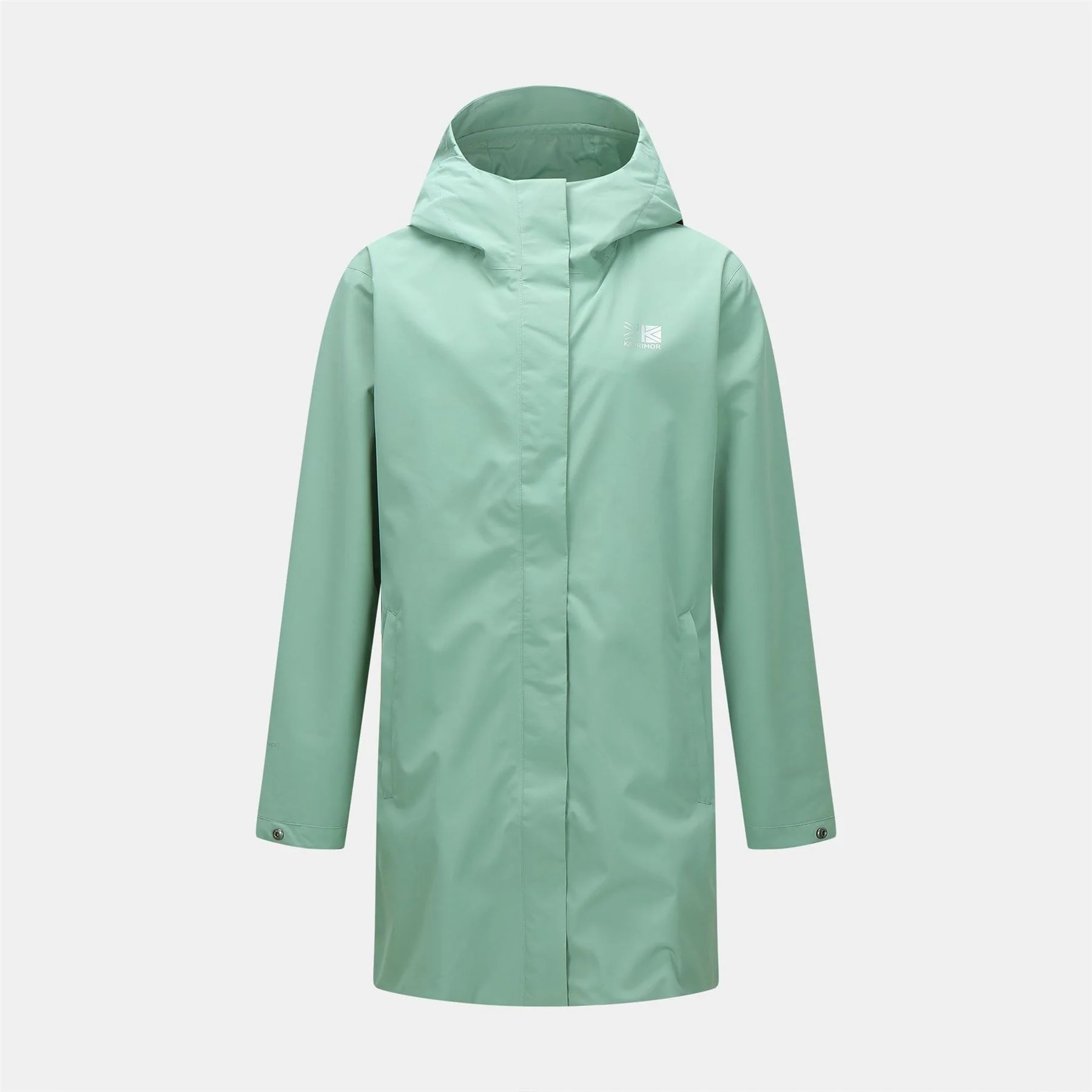 Karrimor Lightweight Hooded Water And Wind Resistant Knee Length Waterproof Jacket