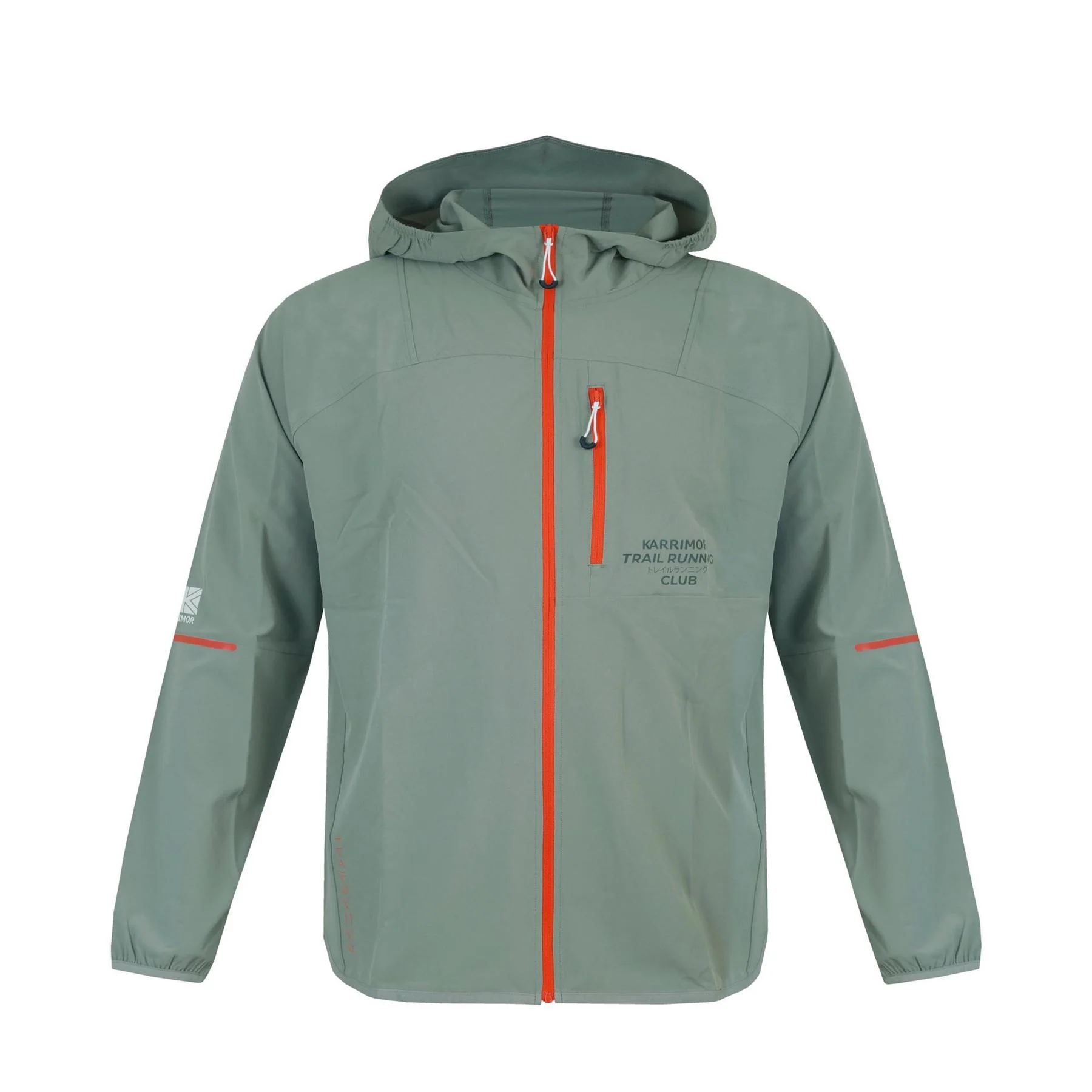 Karrimor Weather Resistant Reflective Long Sleeve Full Zip Slim Fit Performance Running Jacket - Image 5