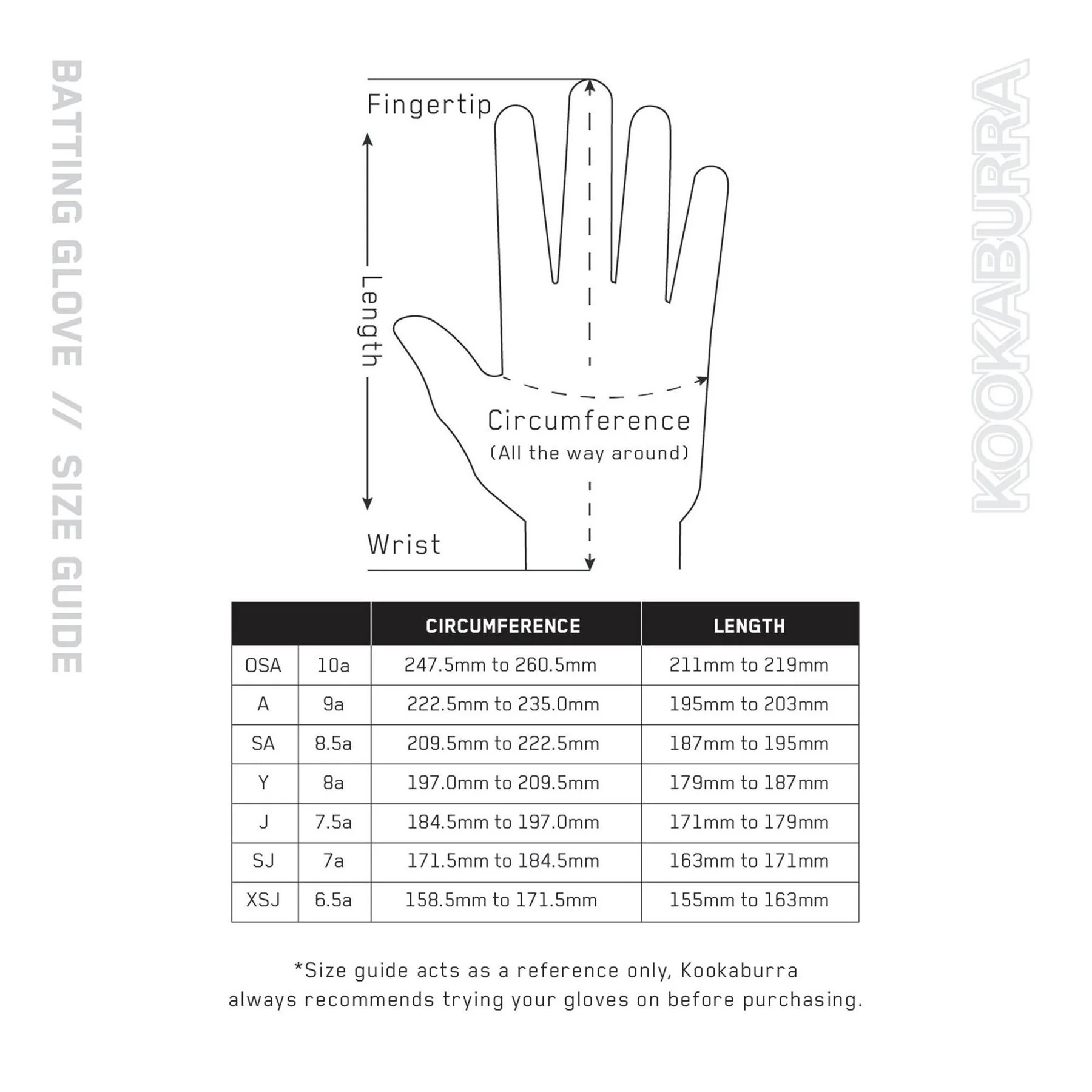 Kookaburra Sport Kahuna 750 Batting Gloves Adult Right Hand - Image 6