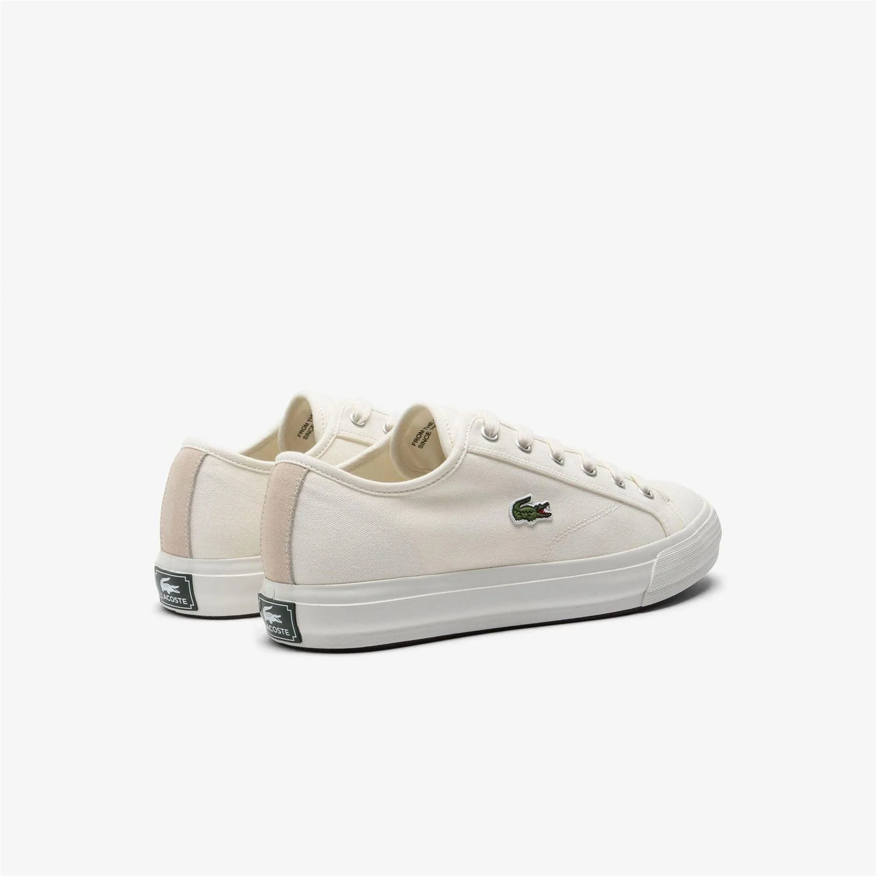 Lacoste Backcourt Sneakers Canvas Low Trainers - Image 3