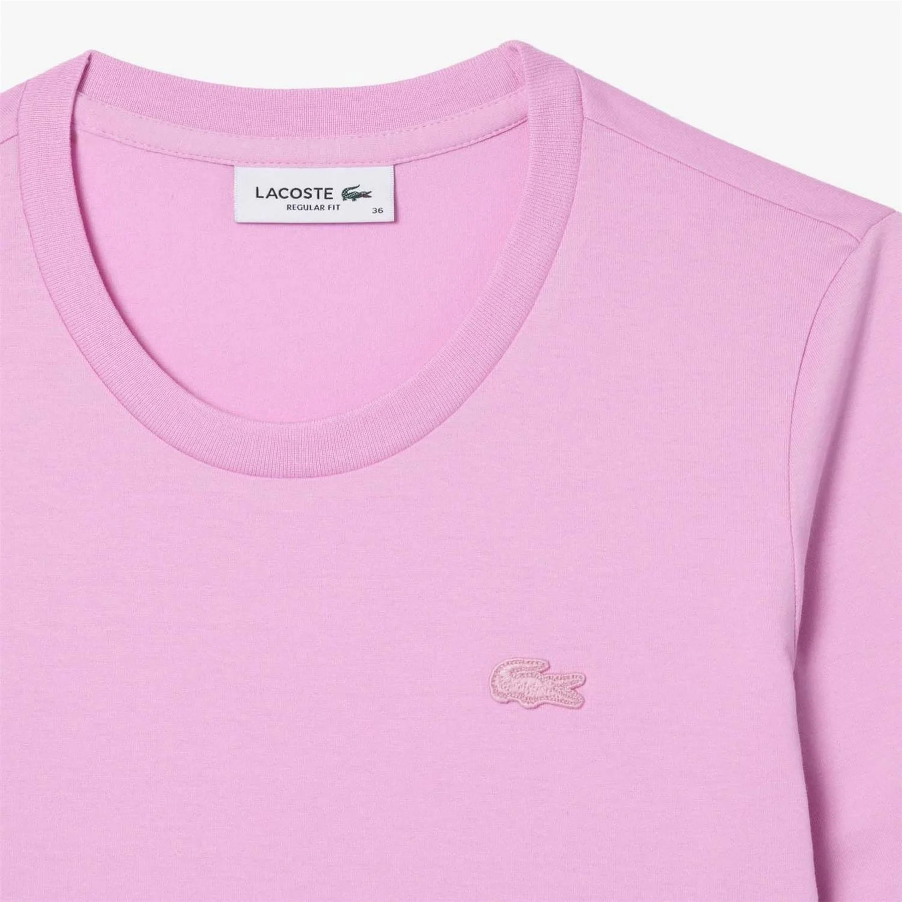 Lacoste Cotton Three Quarter Sleeve T-Shirt - Image 2