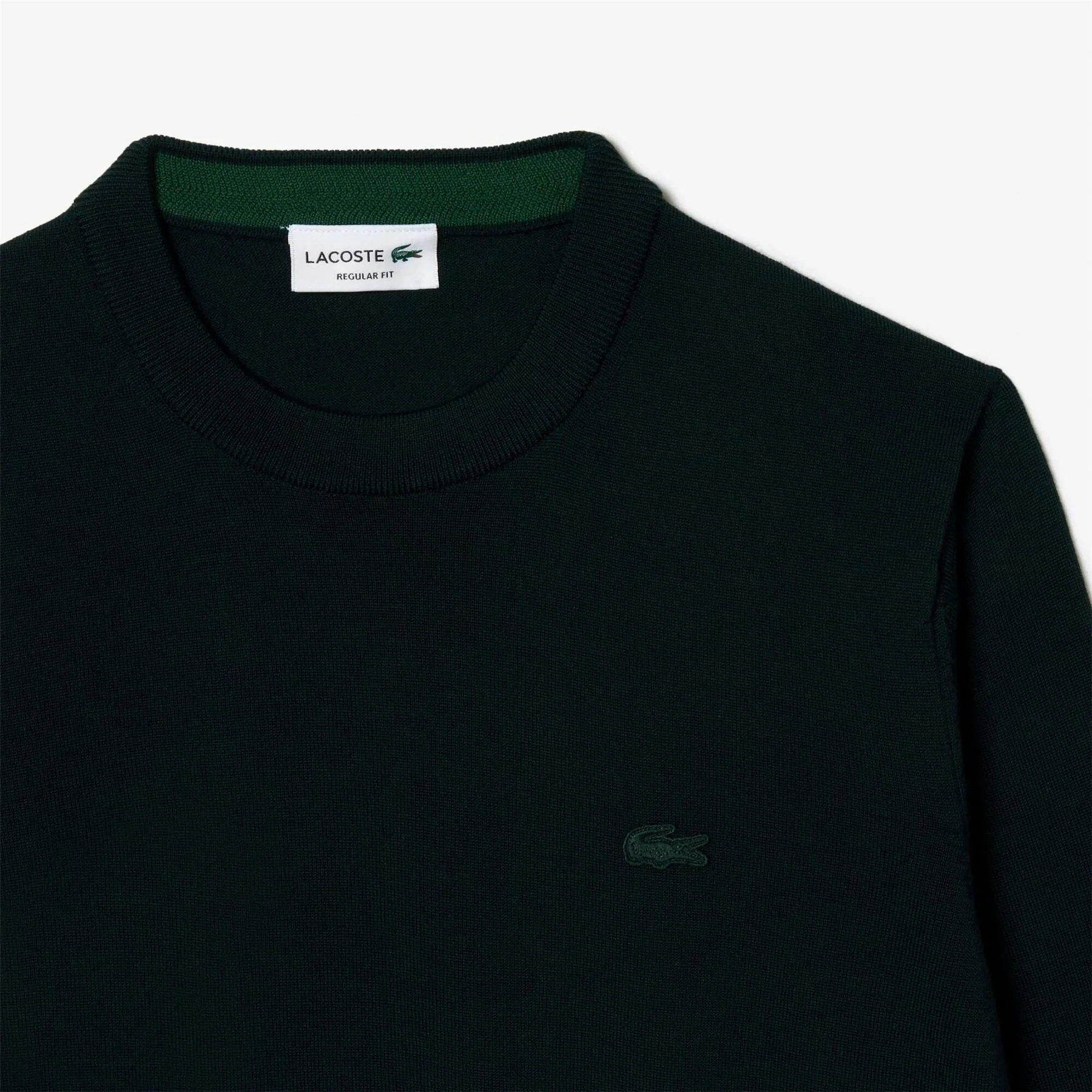 Lacoste Crew Neck Regular Fit Sweater - Image 2