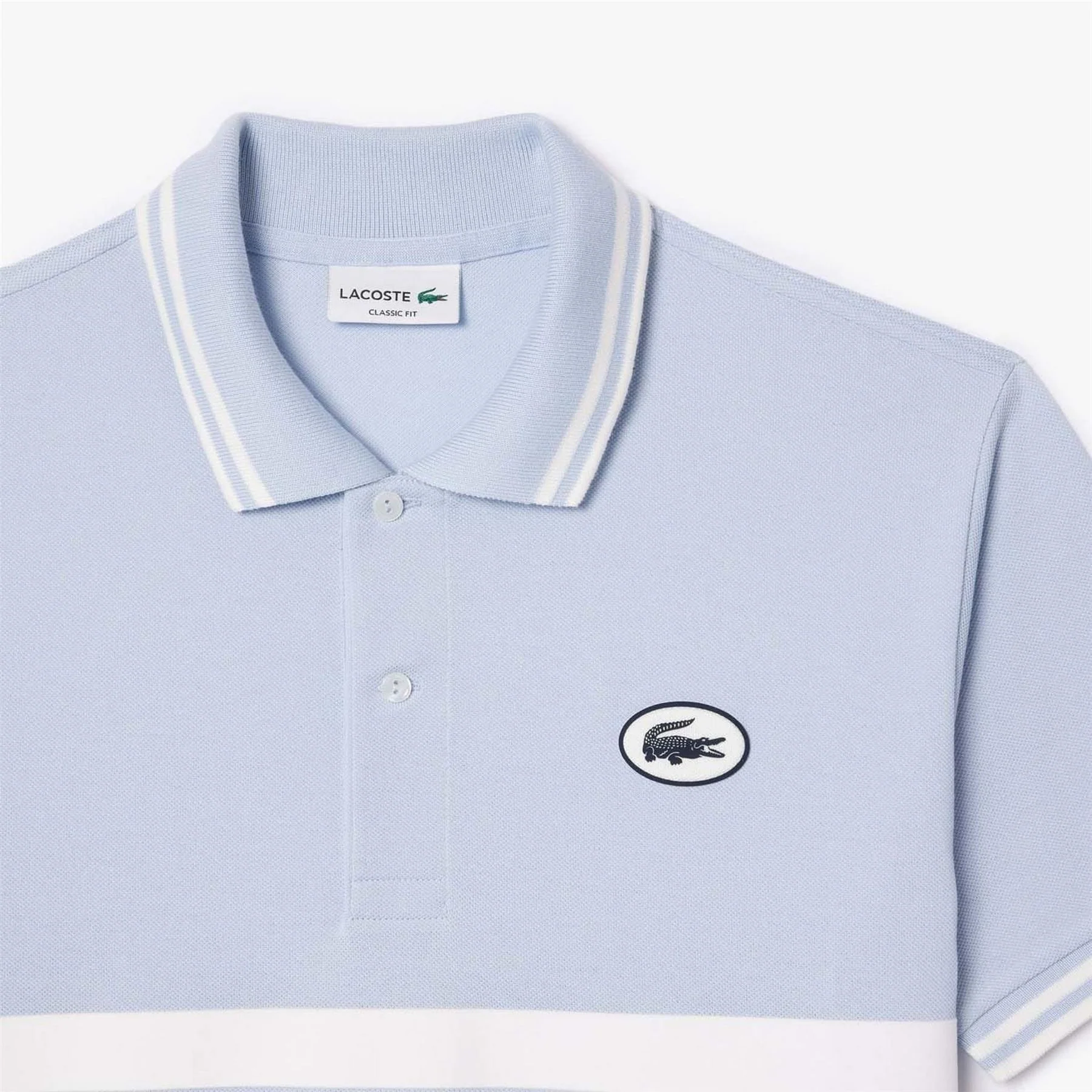 Lacoste Fit Badge Polo Shirt - Image 2