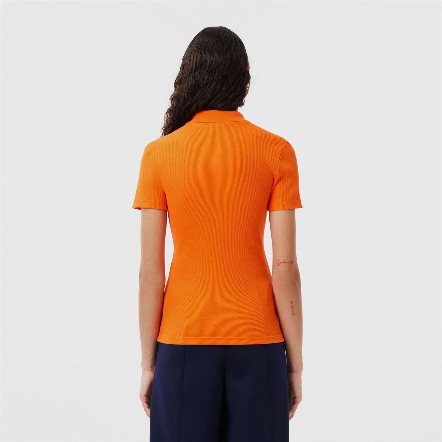 Lacoste Fit L.12.d Ribbed Cotton Polo Shirt - Image 3
