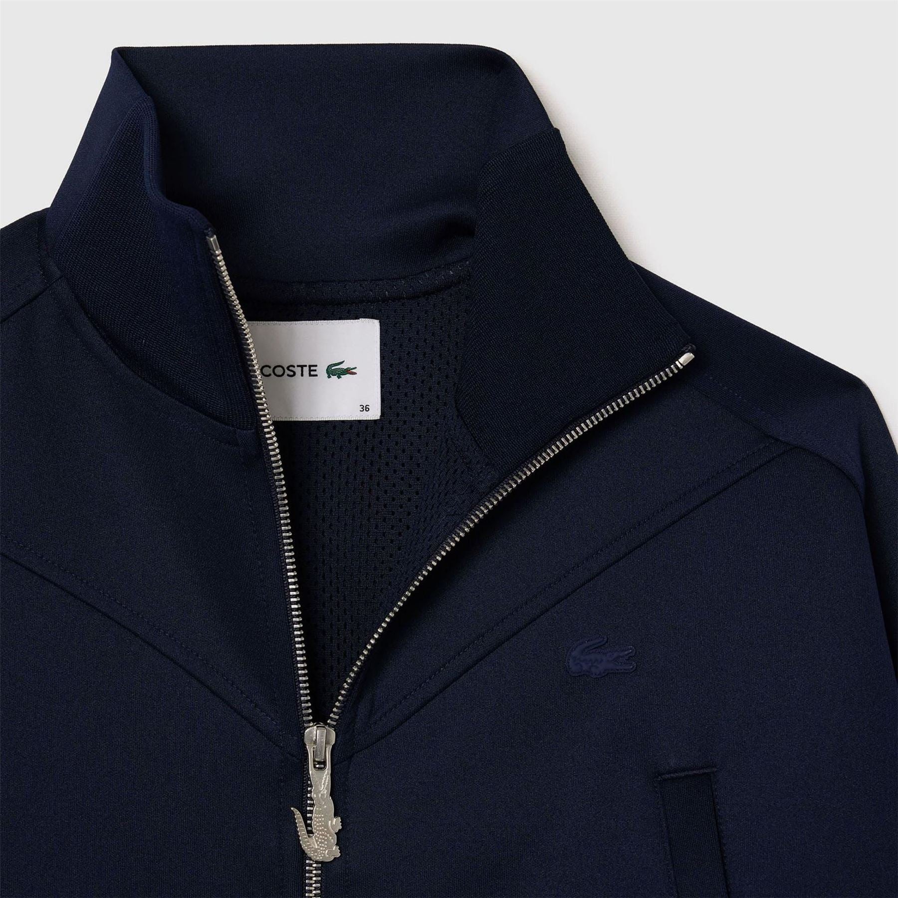 Lacoste Full Zip Sweatshirt - Image 2
