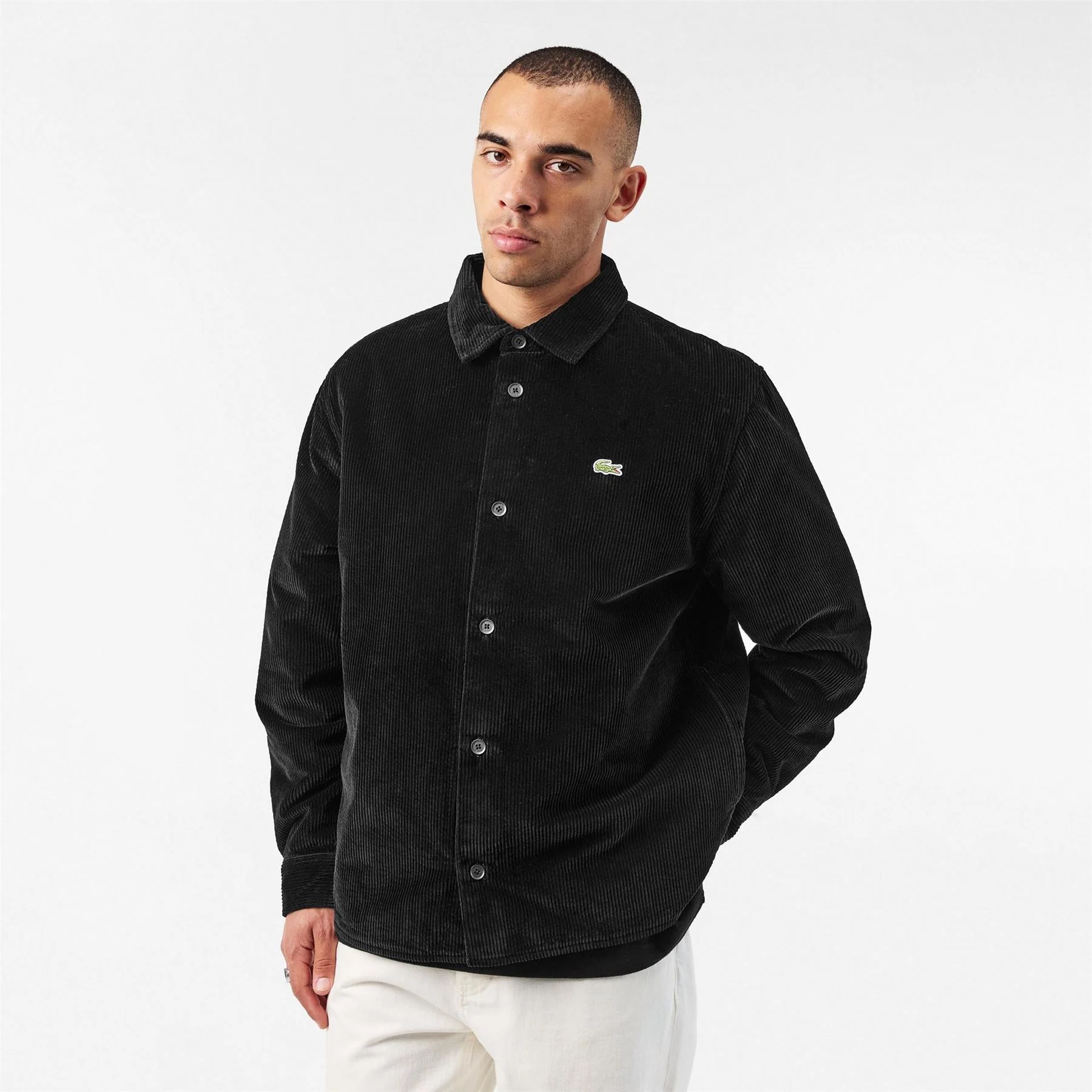 Lacoste Oxford Regular Fit Long Sleeve Shirt - Image 3