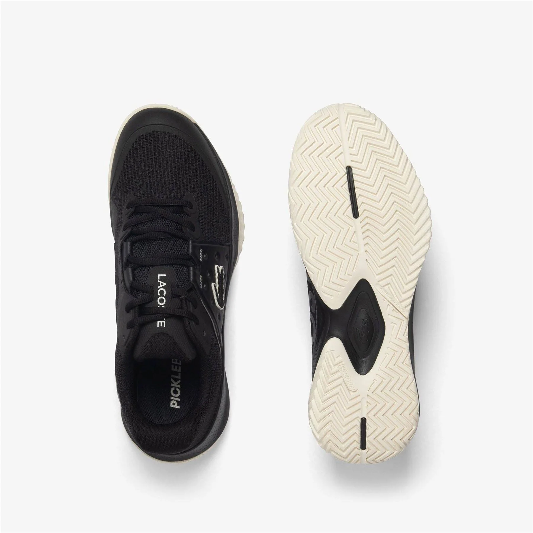 Lacoste Power Serve Lace Up Low Top Sneakers - Image 3