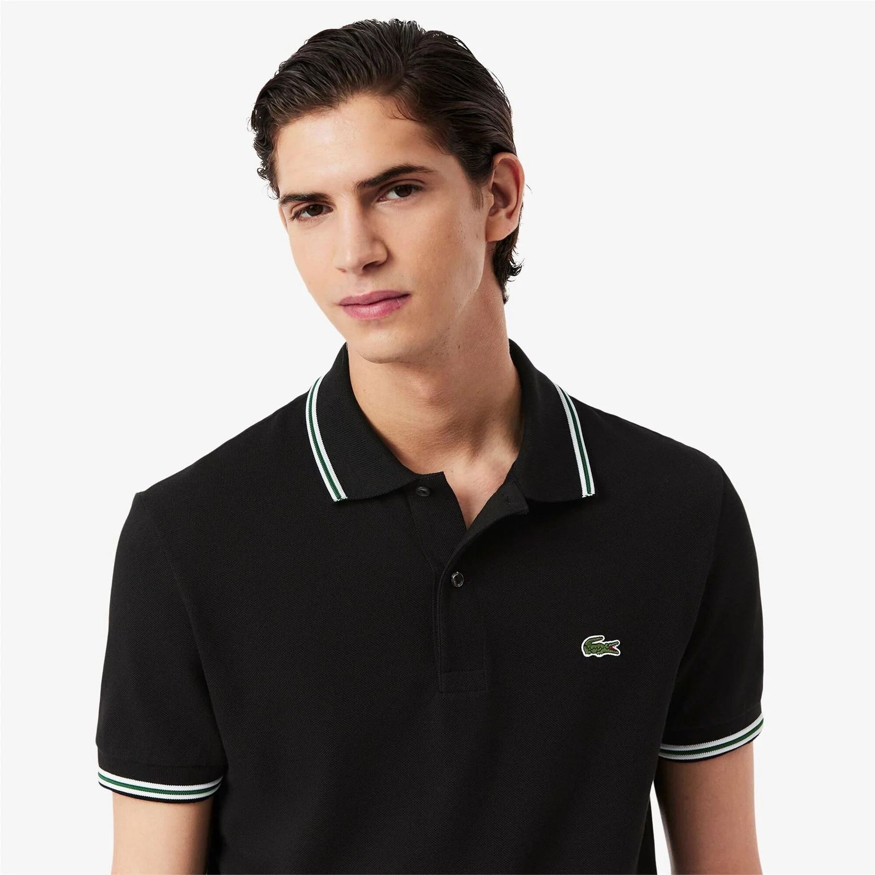 Lacoste Regular Fit Crocodile Print Polo - Image 16