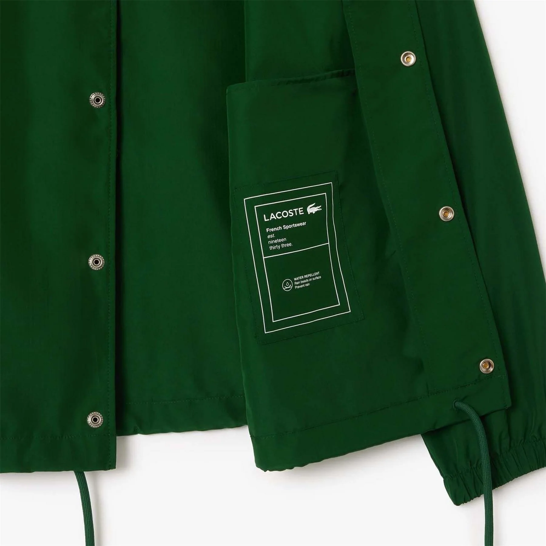 Lacoste Showerproof Ripstop Coach Jacket - Image 4