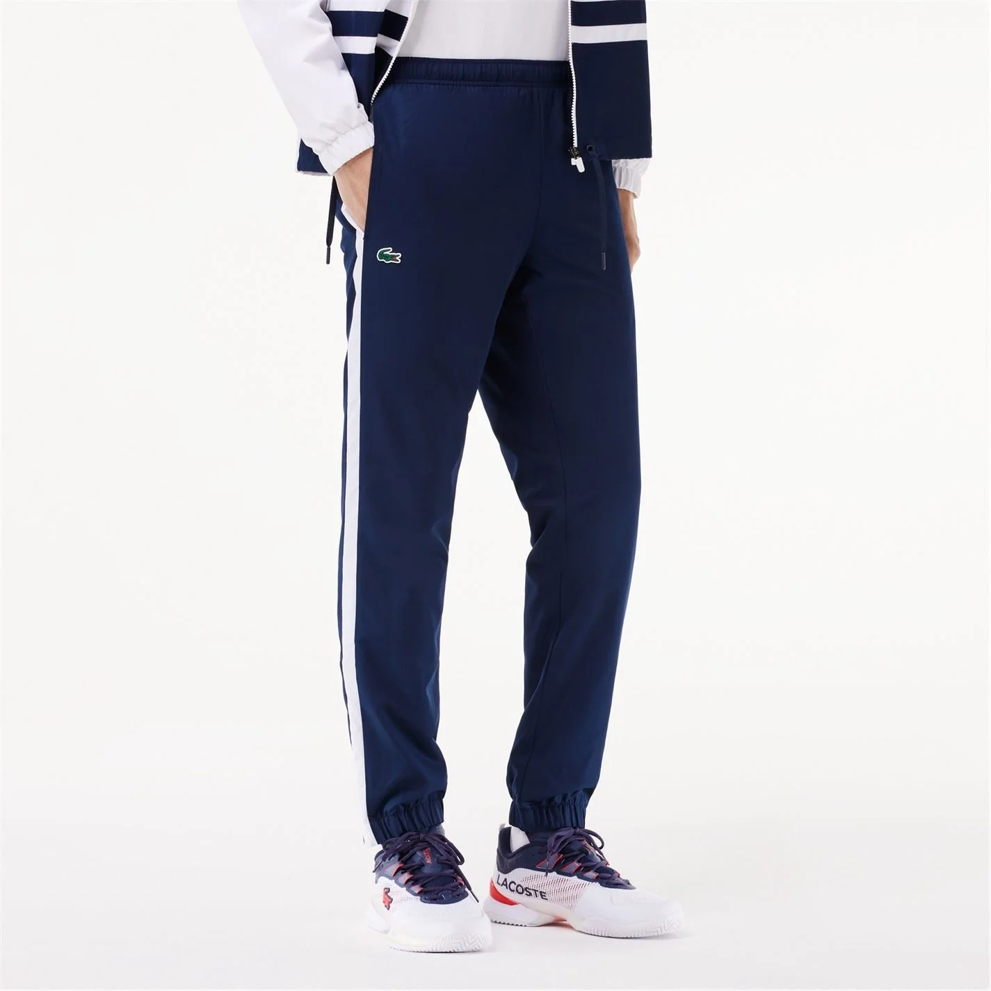 Lacoste Sport Hooded Long Sleeve Tracksuit - Image 9