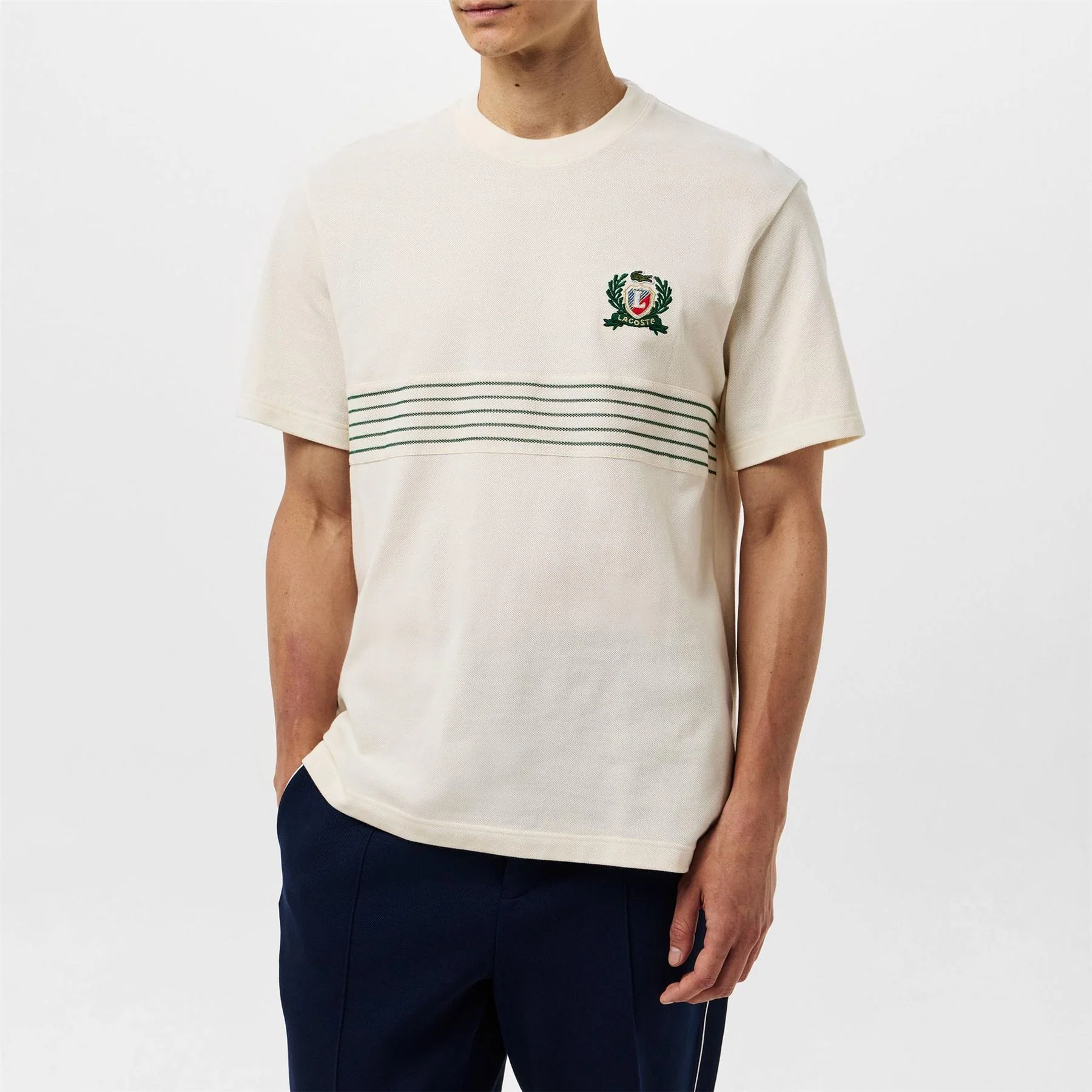 Lacoste Stripe T-Shirt - Image 3