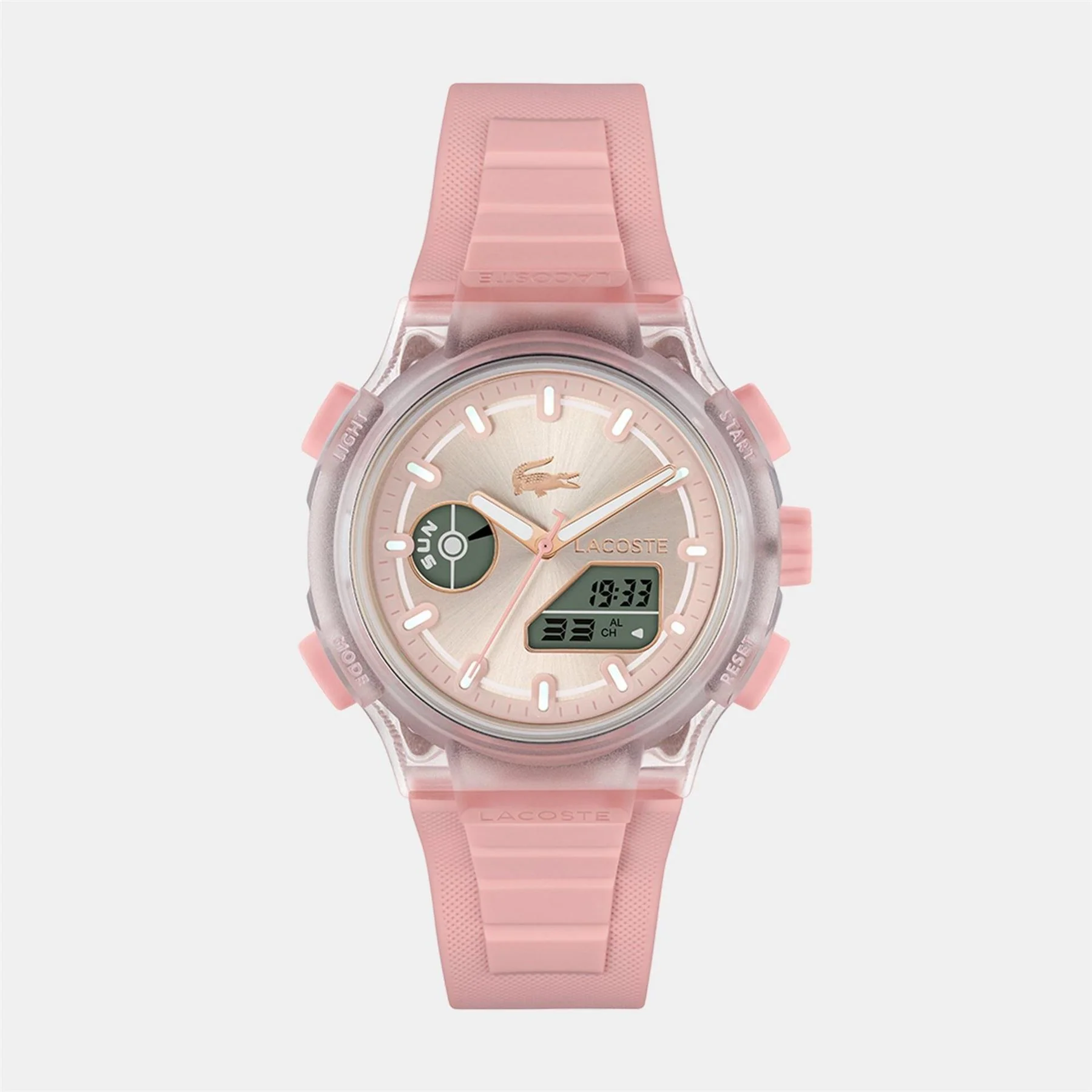 Lacoste Watches Mens Lc33 Silicone Strap Watch - Image 7