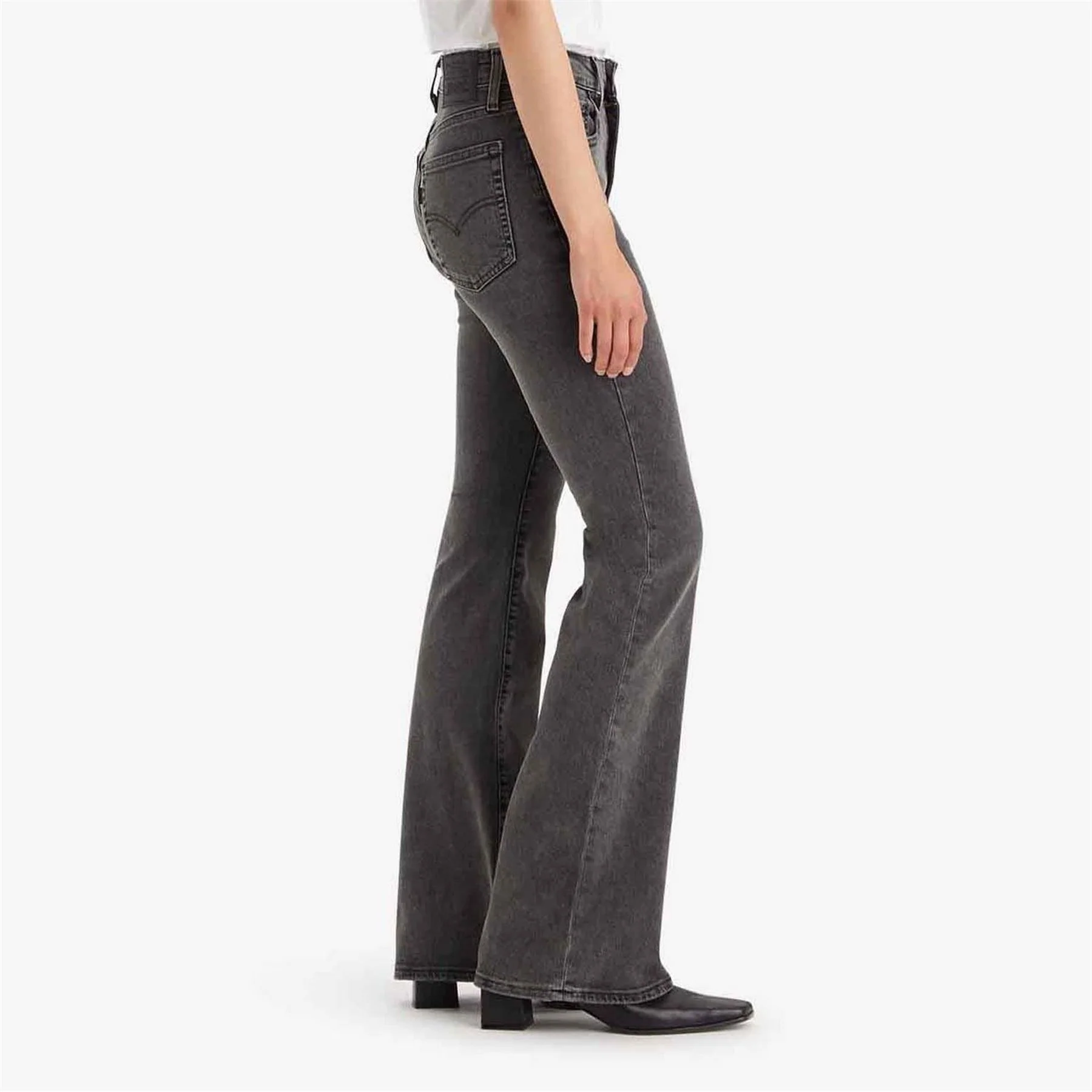Levis 726 High Rise Flare Jeans - Image 4