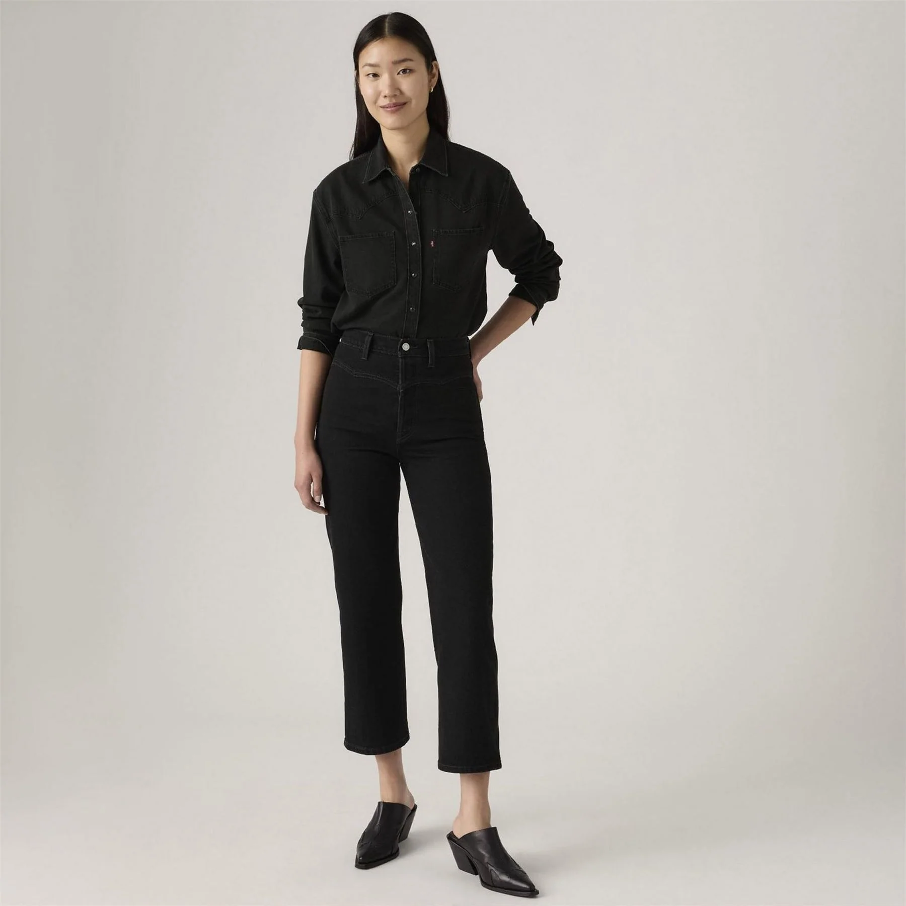 Levis Ribcage Straight Fit Jeans - Image 3